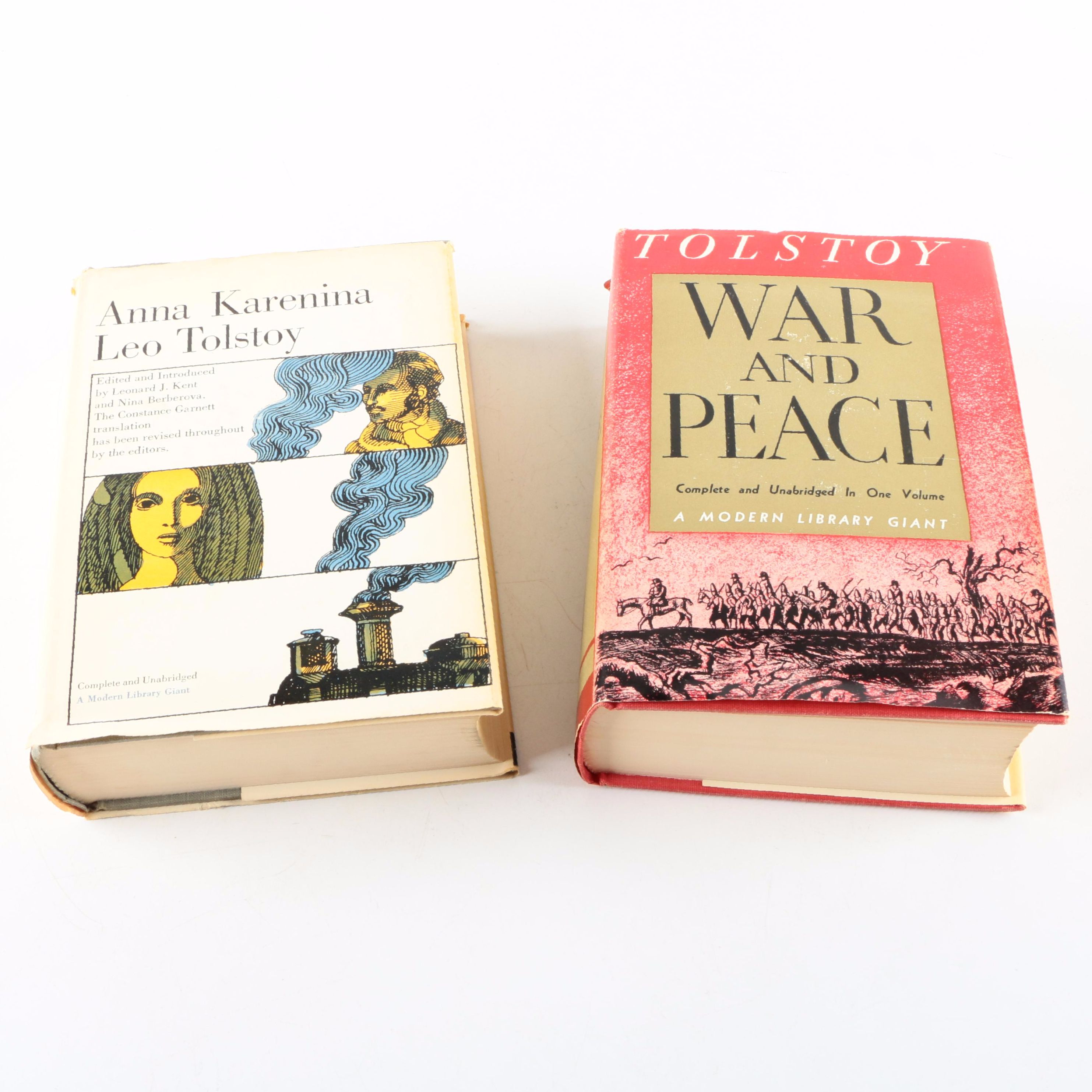 "War and Peace" and "Anna Karenina" by Leo Tolstoy