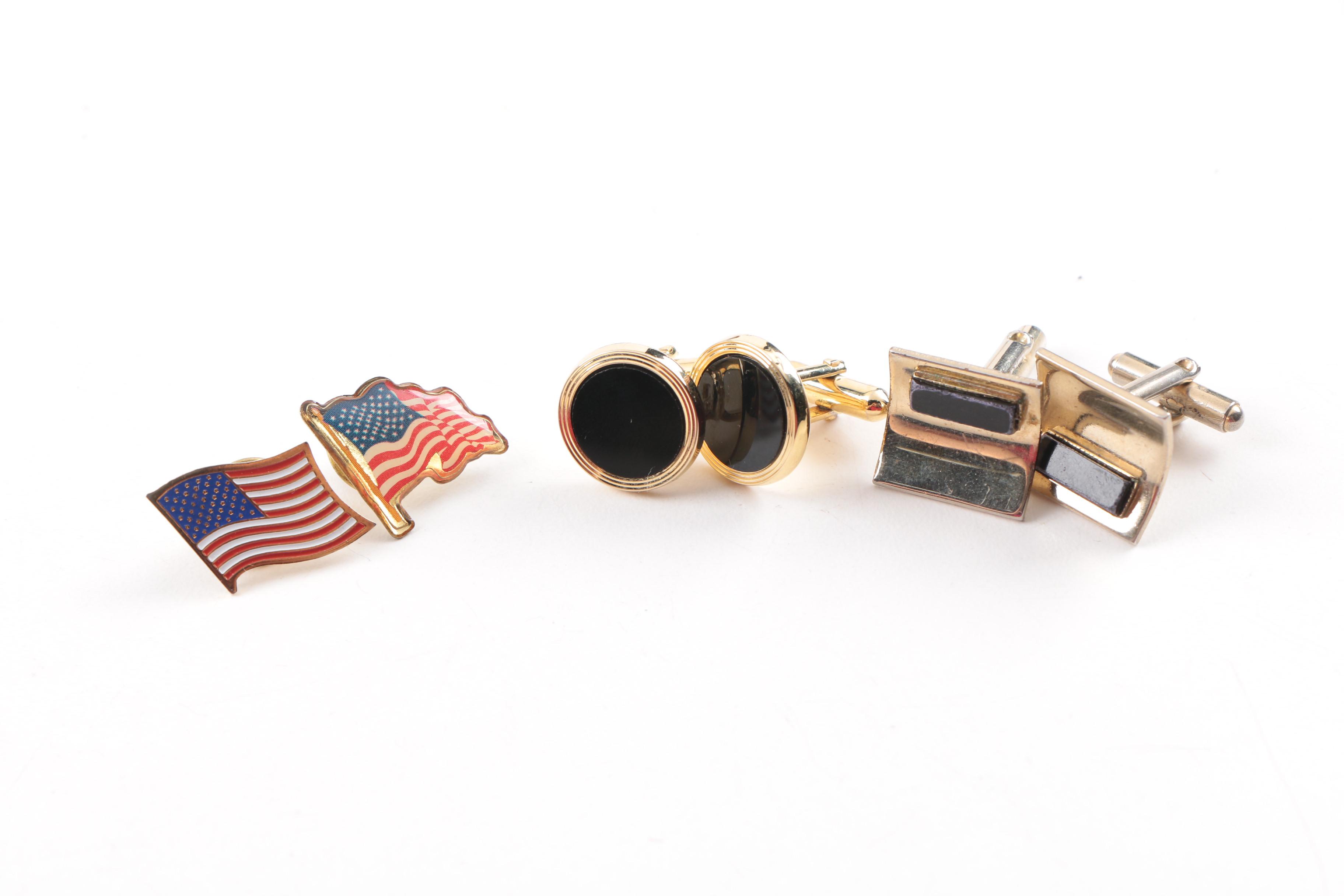 Assorted Cufflinks and Accessories