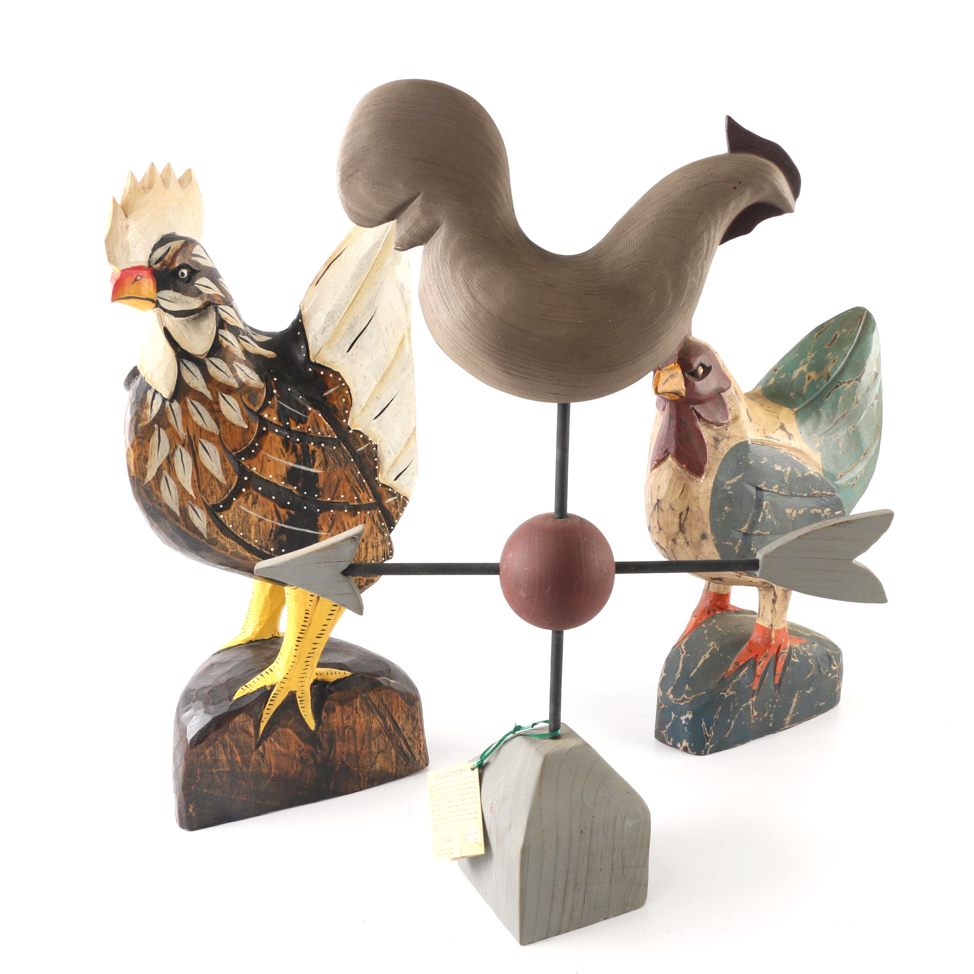 Selection of Rooster Décor