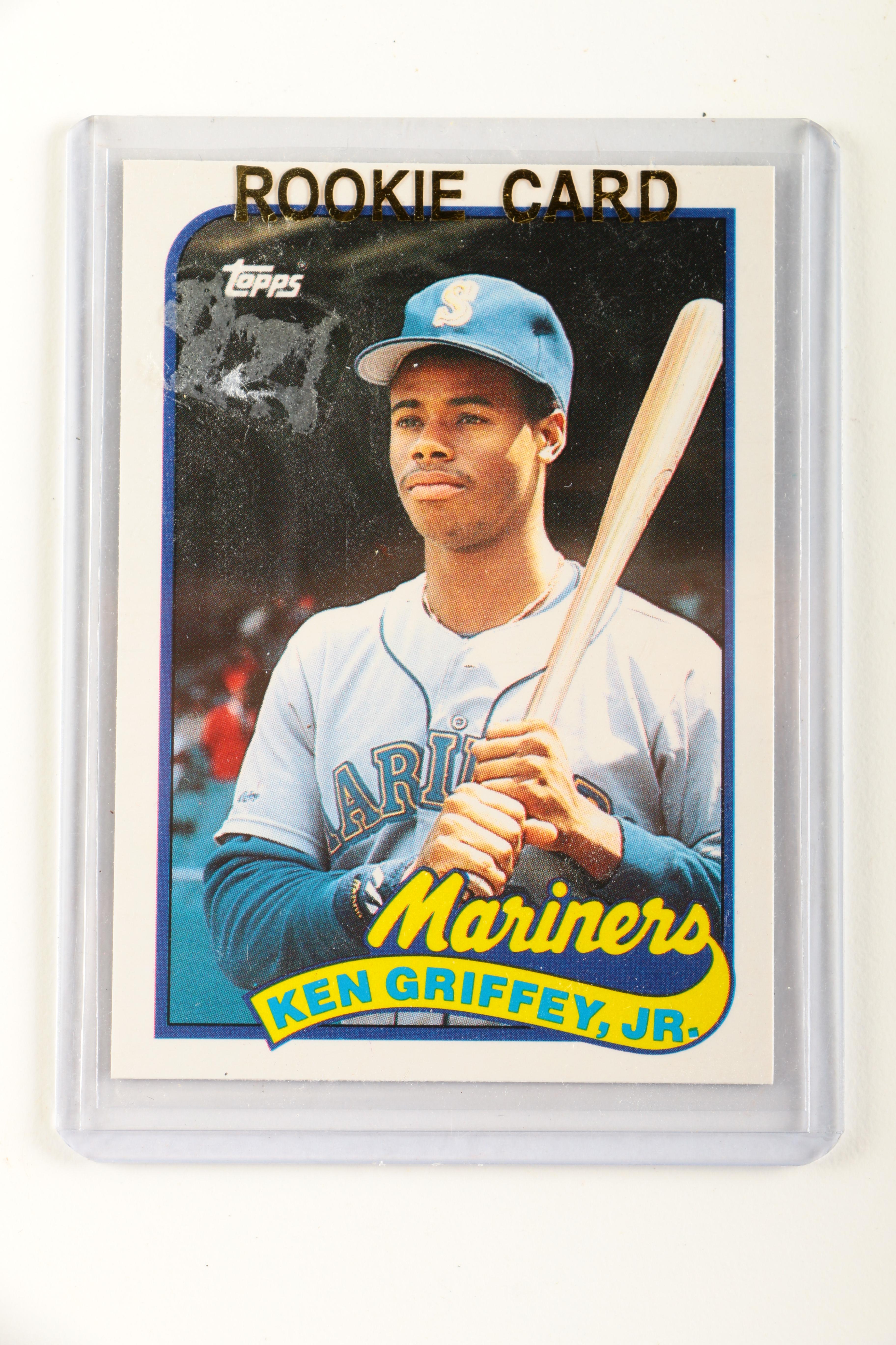 Collection of Baseball Rookie Cards Including Ken Griffey Jr. and Barry Bonds