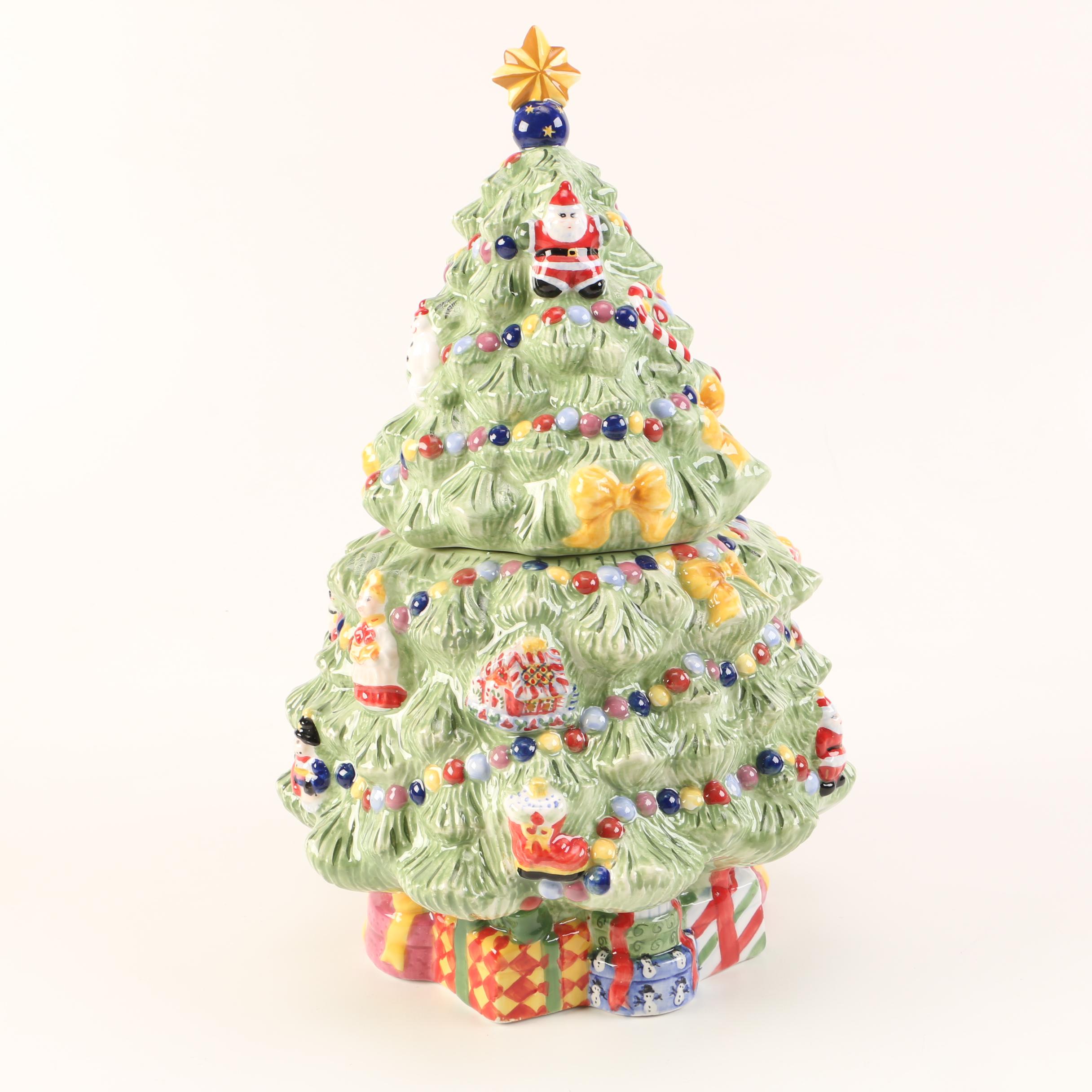 Christopher Radko New Christmas Traditions Cookie Jar