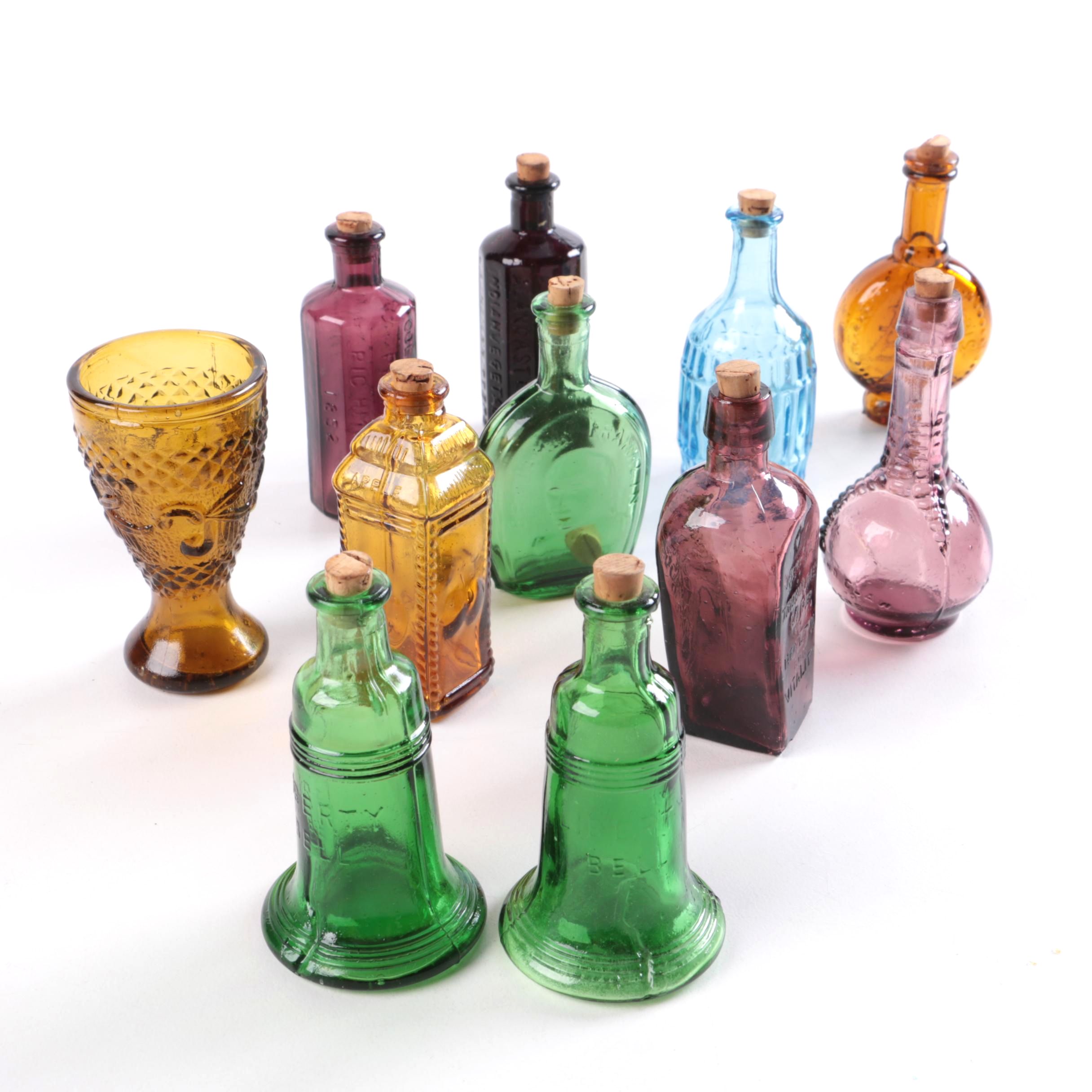 Collection of Decorative Glass Bottles