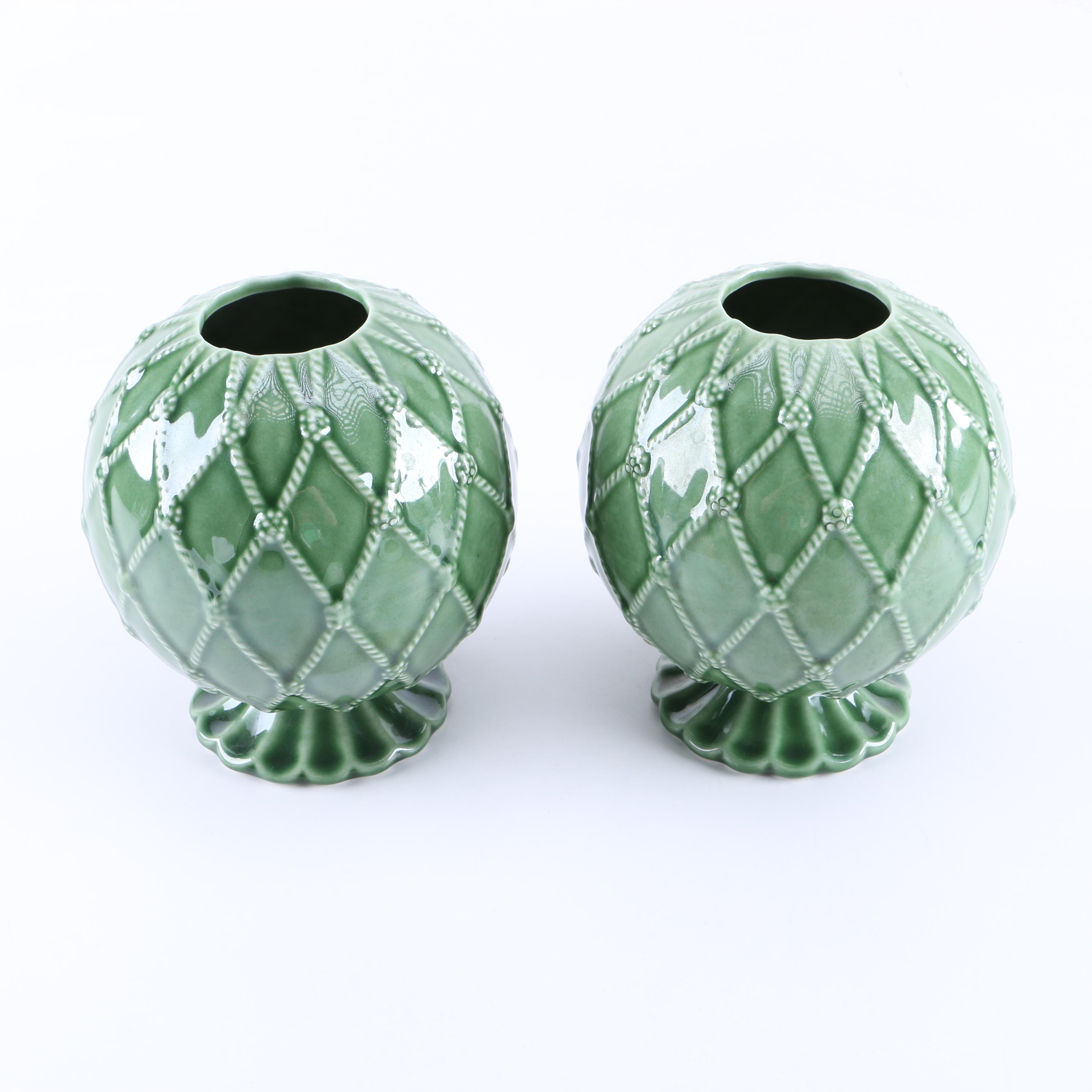 Pair of Juliska vases