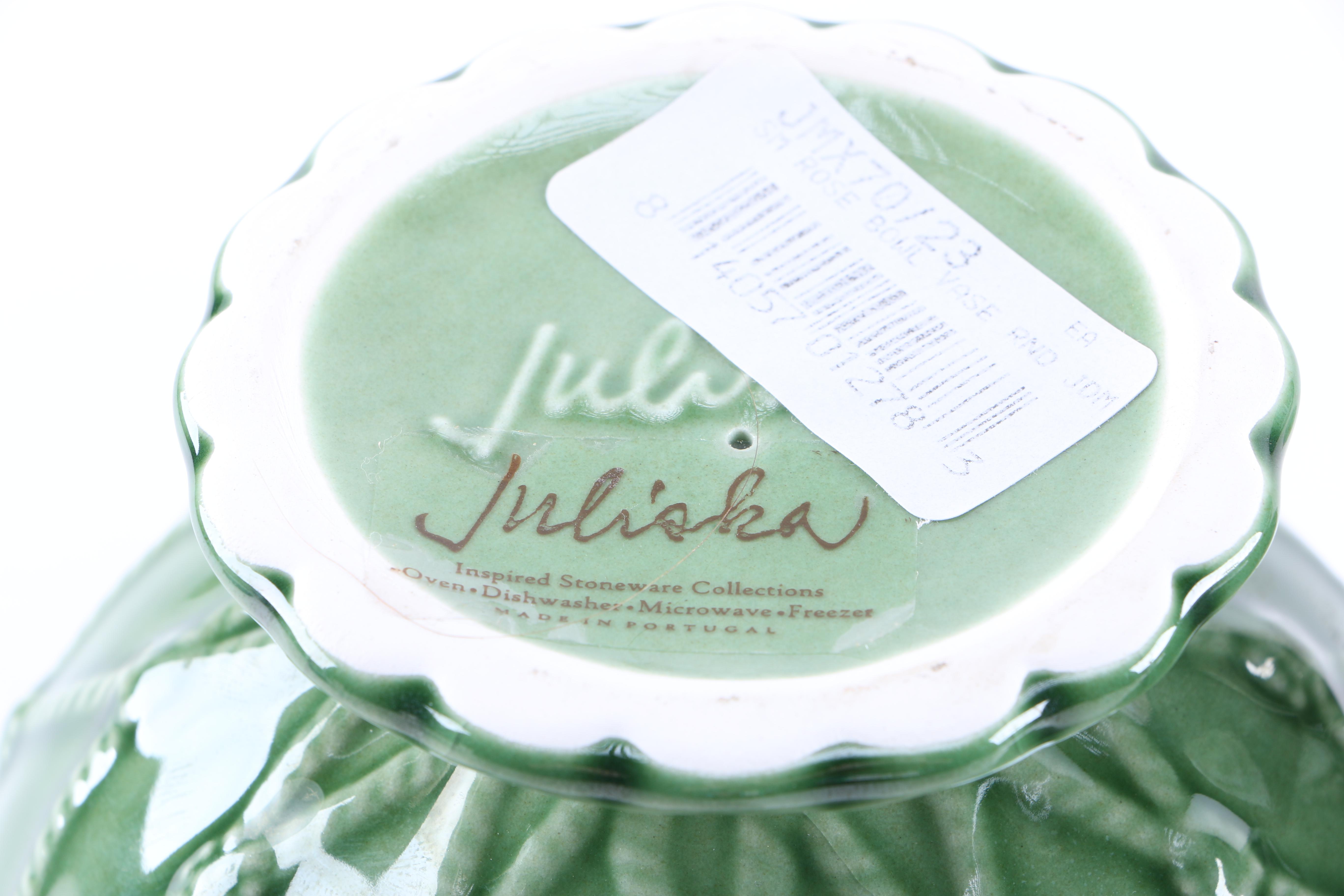 Pair of Juliska vases