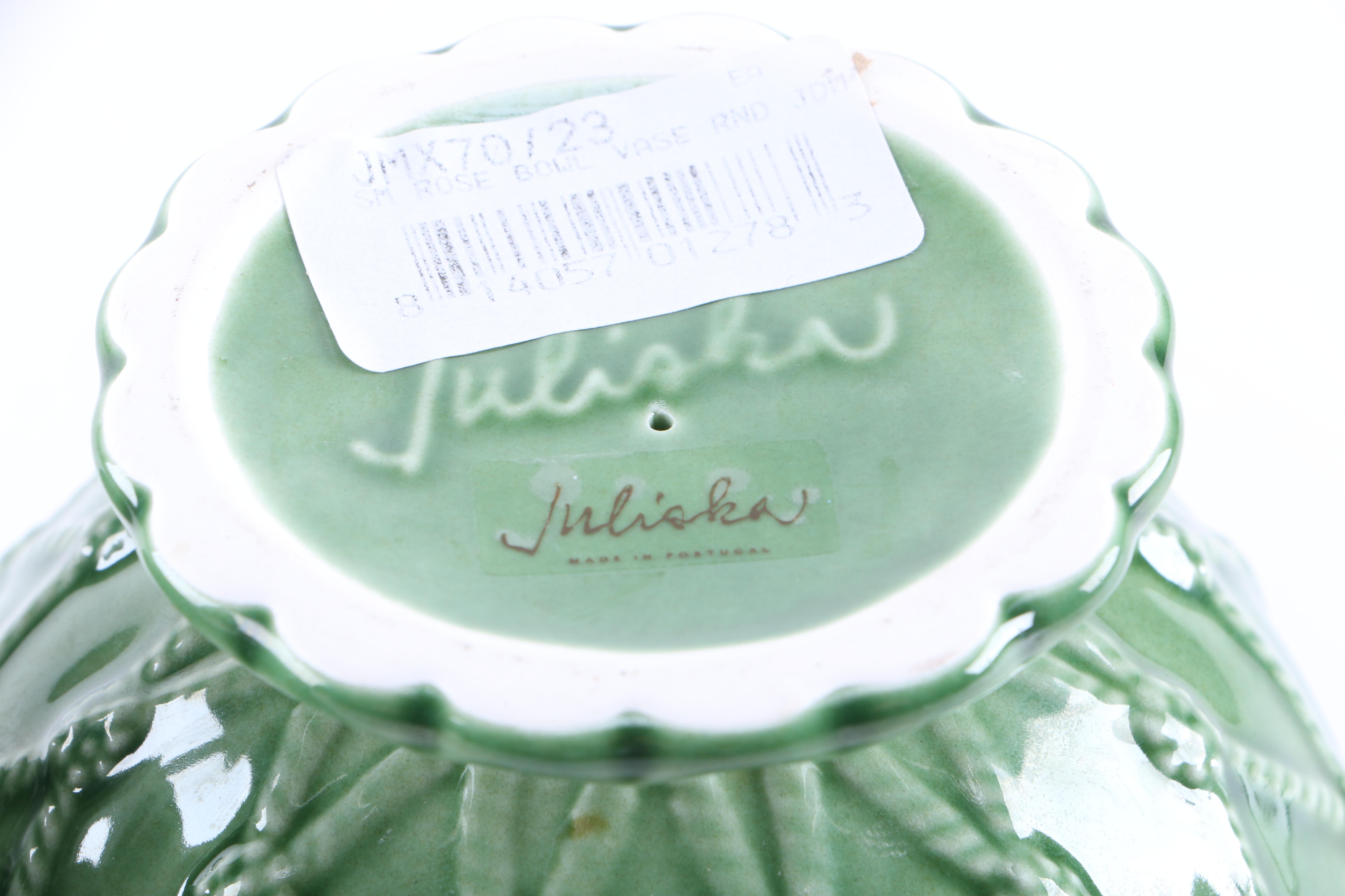 Pair of Juliska vases