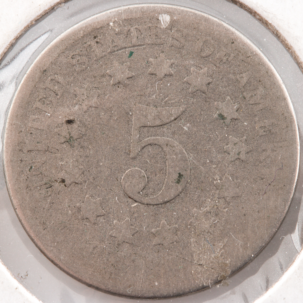 1876 Shield Nickel
