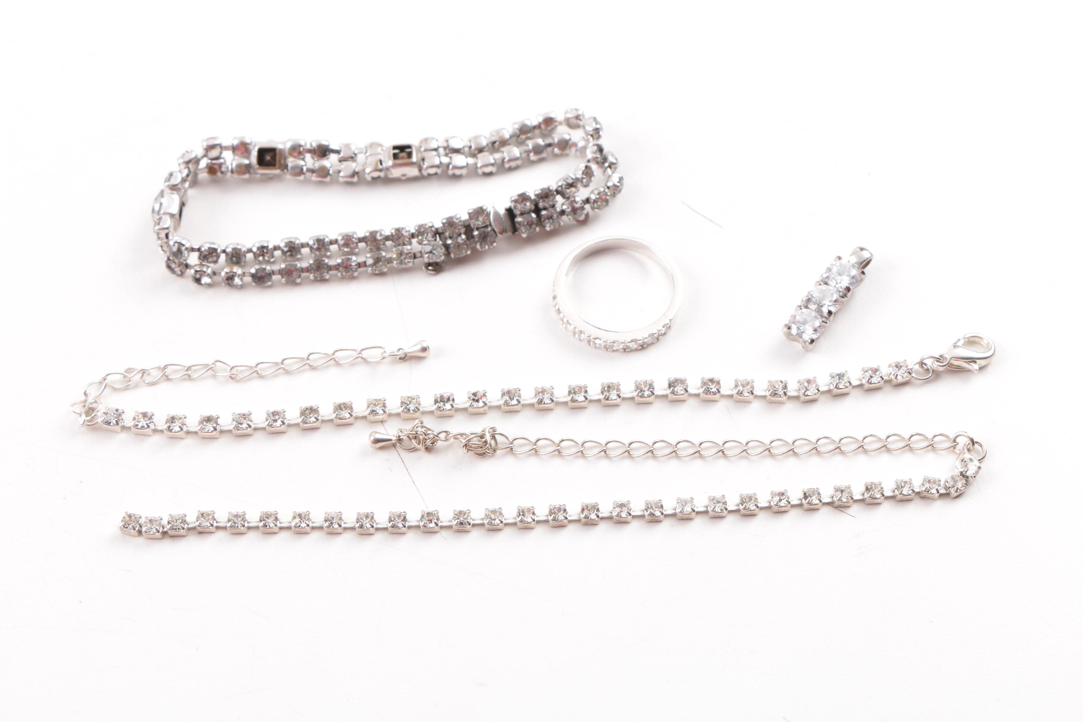 Silver Tone Costume Jewelry