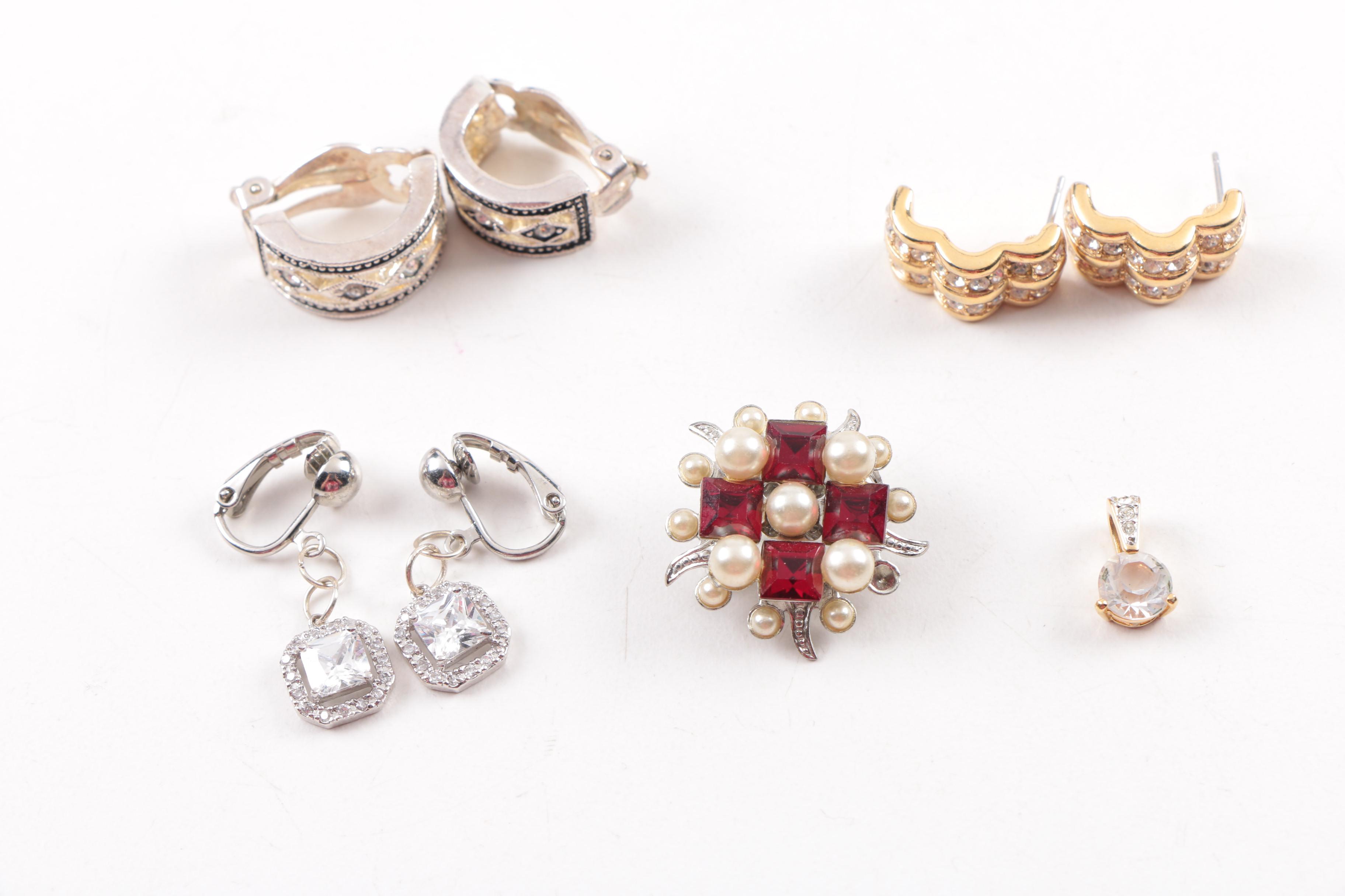 Silver Tone Costume Jewelry