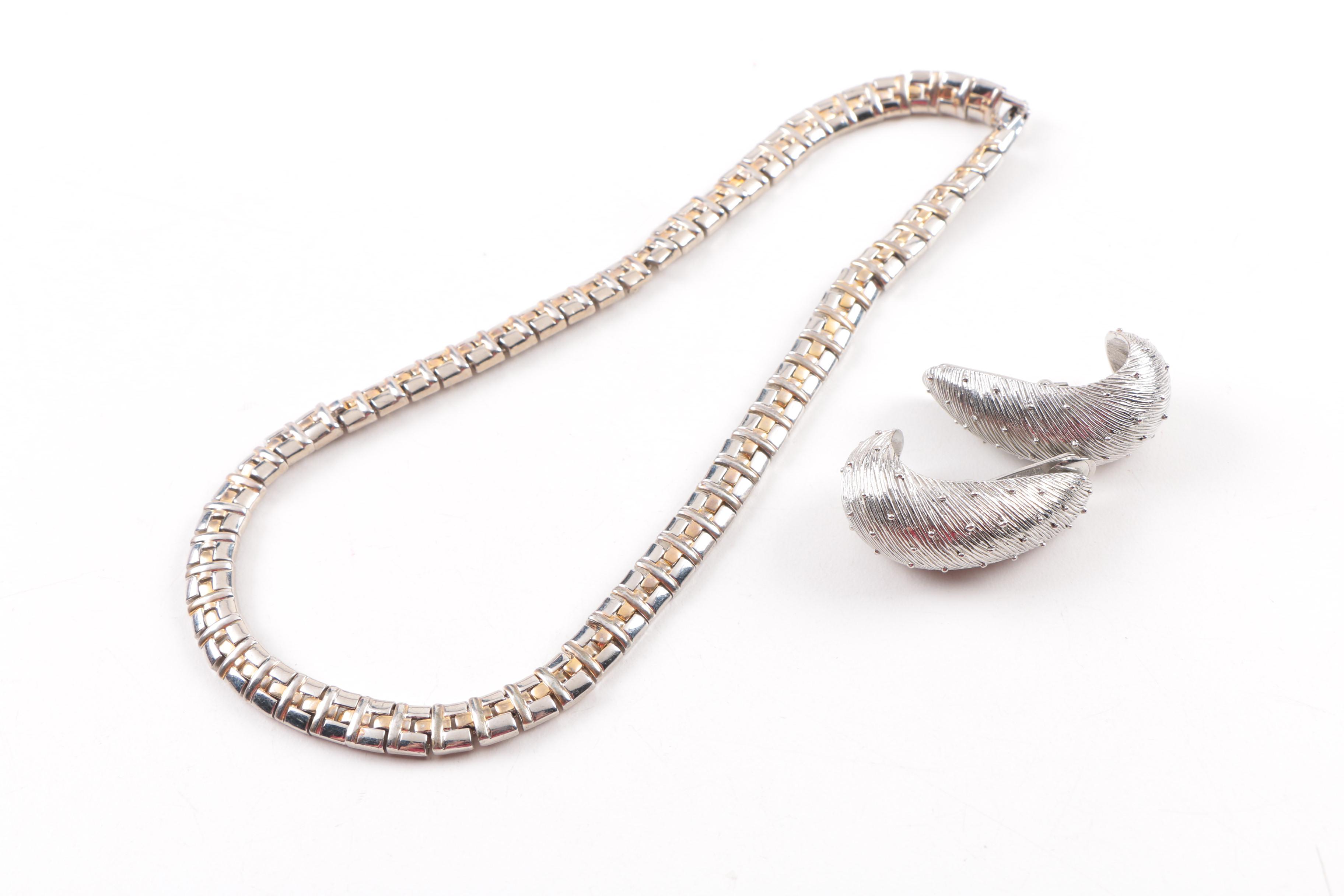 Silver Tone Costume Jewelry