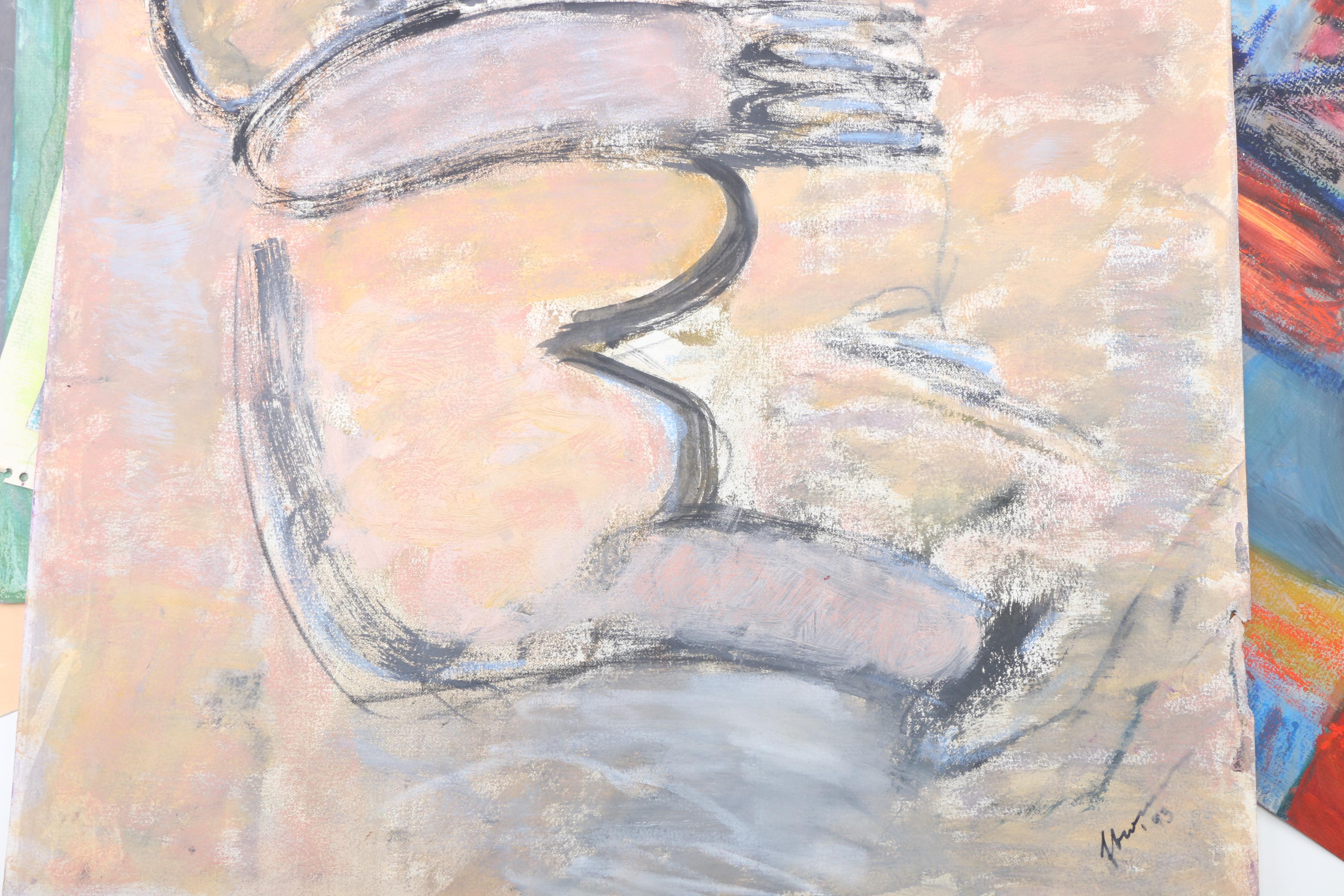 Collection of Felix Bronner Abstract Paintings on Paper