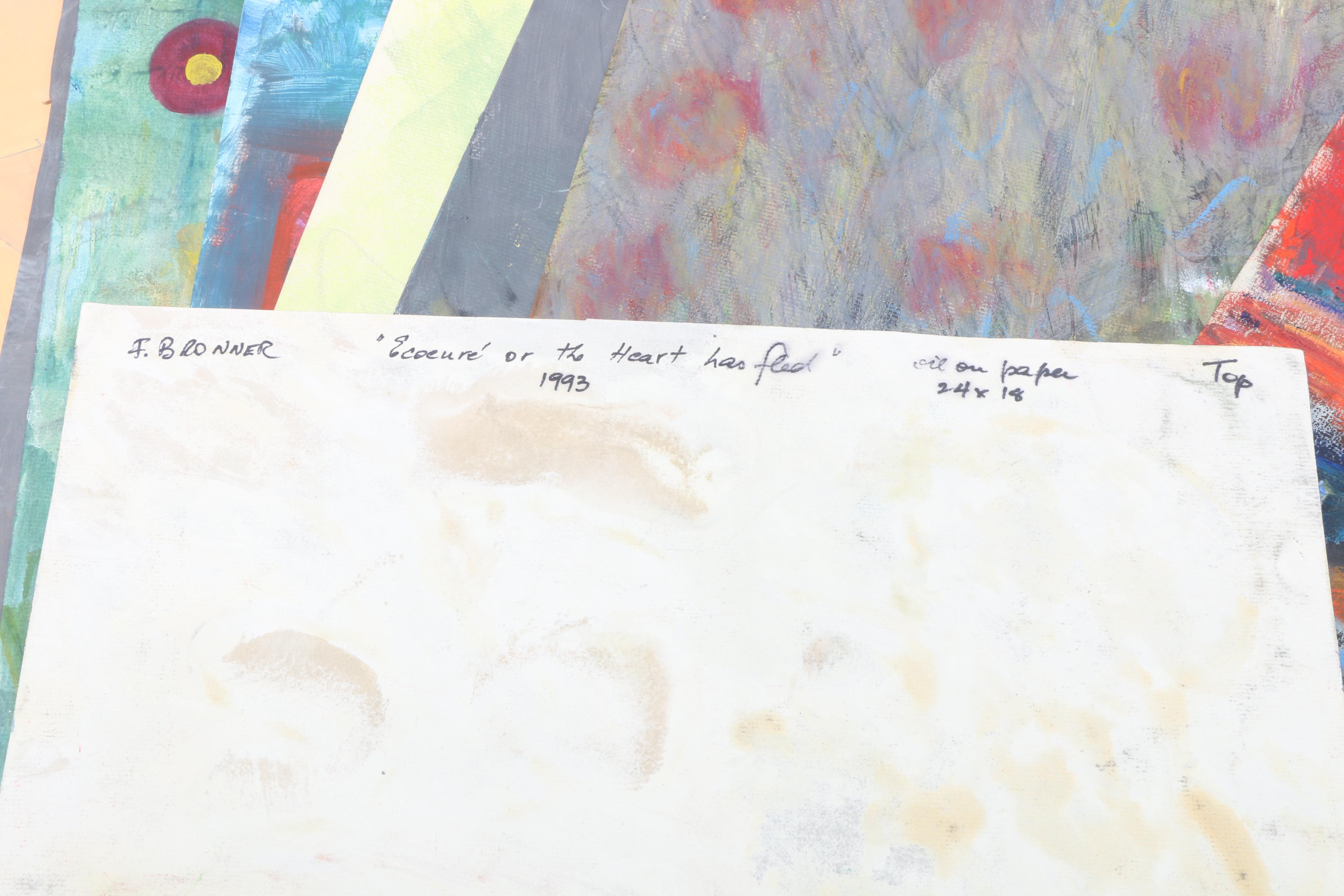 Collection of Felix Bronner Abstract Paintings on Paper