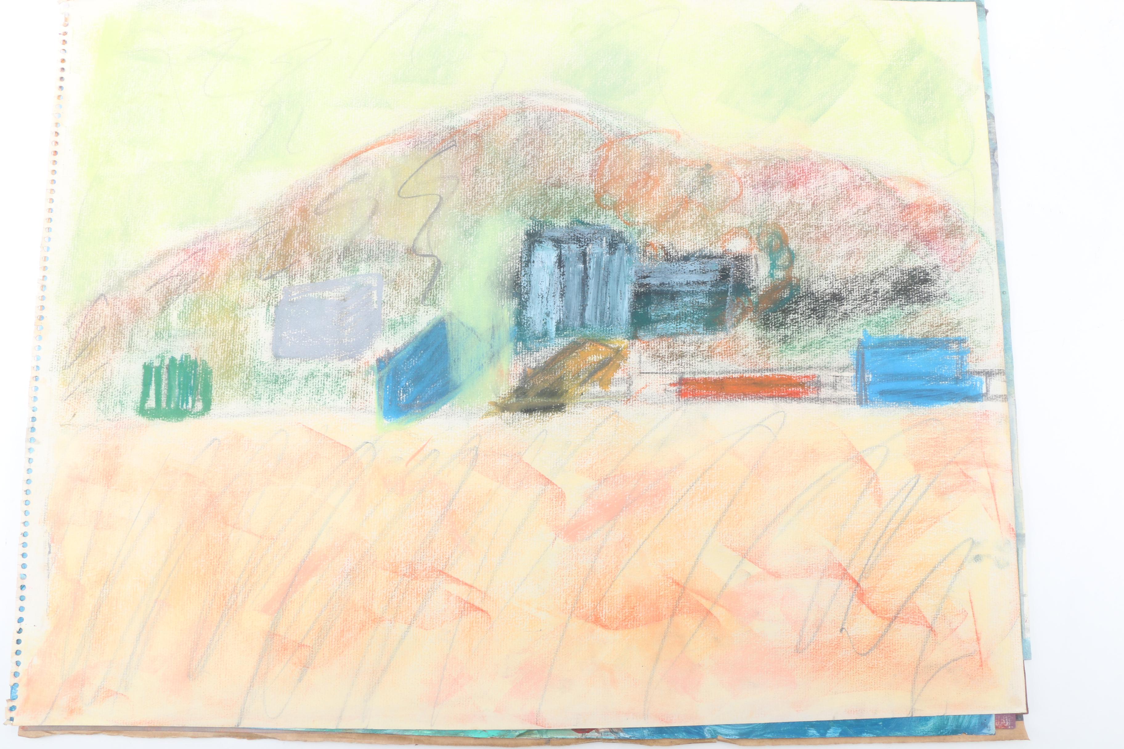 Collection of Felix Bronner Abstract Paintings on Paper