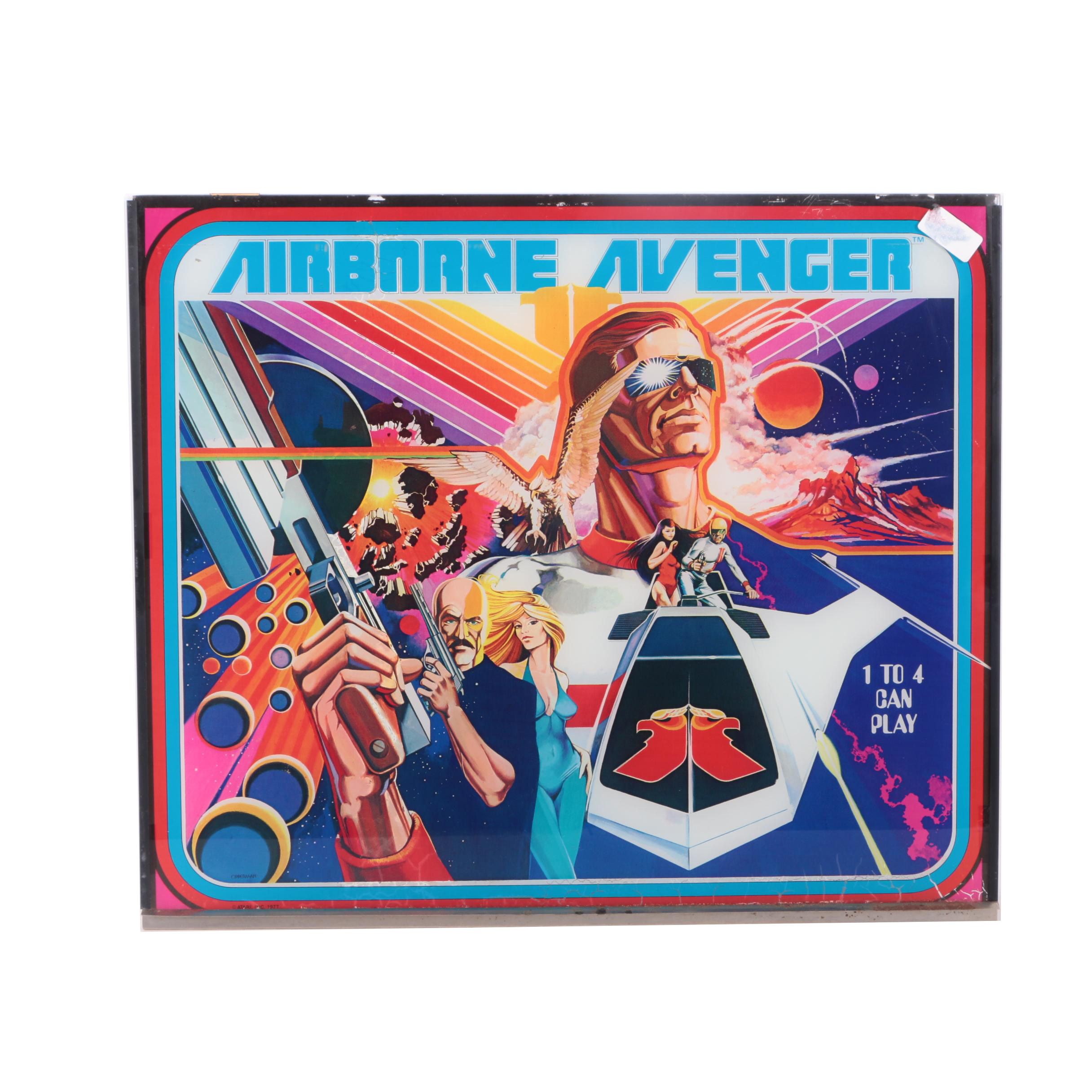 Pinball "Airborne Avenger" Backglass