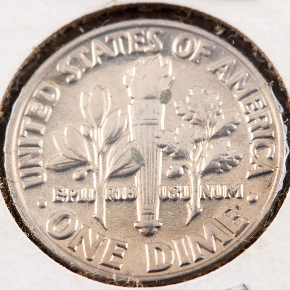 Group of (3) Roosevelt Dimes 1963-1985