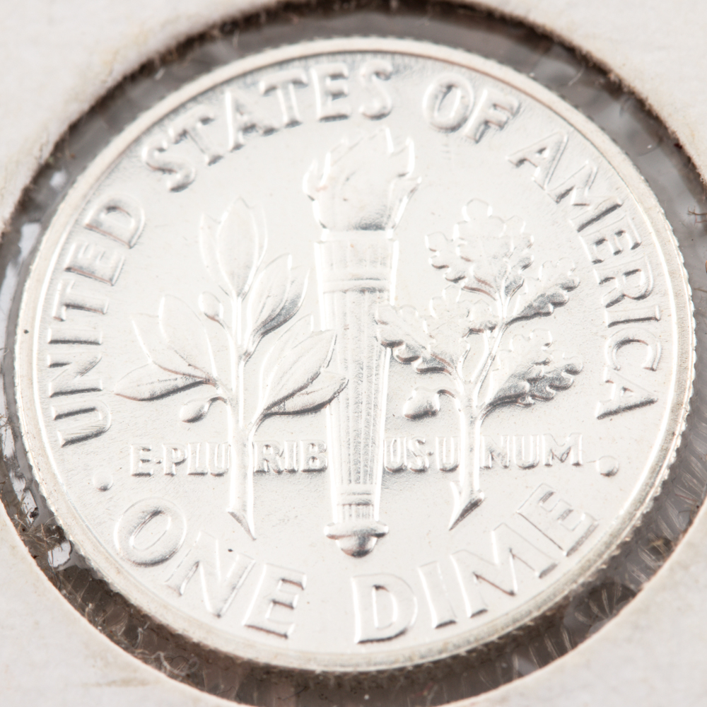 Group of (3) Roosevelt Dimes 1963-1985