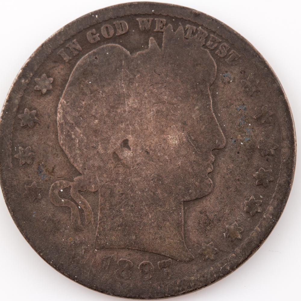 1897-O Barber Quarter