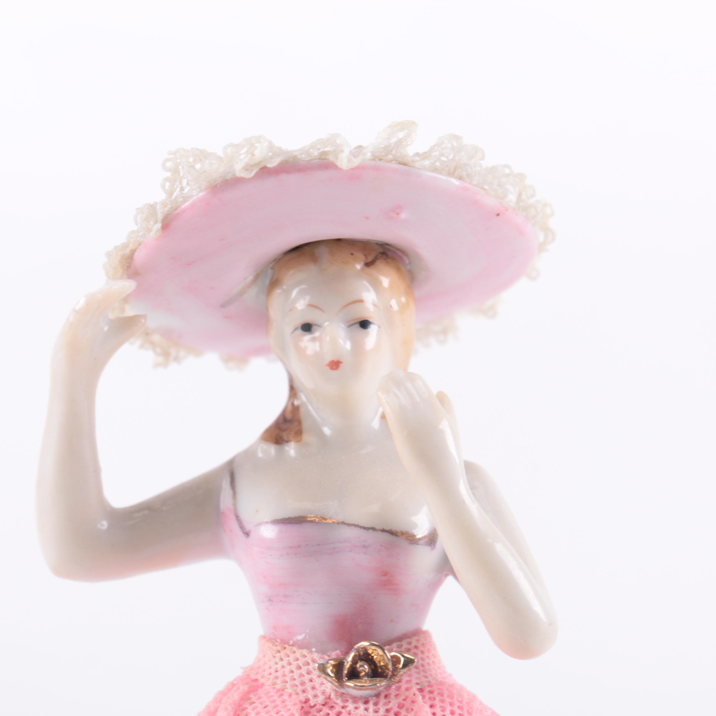 Three Women Ceramic Figurines