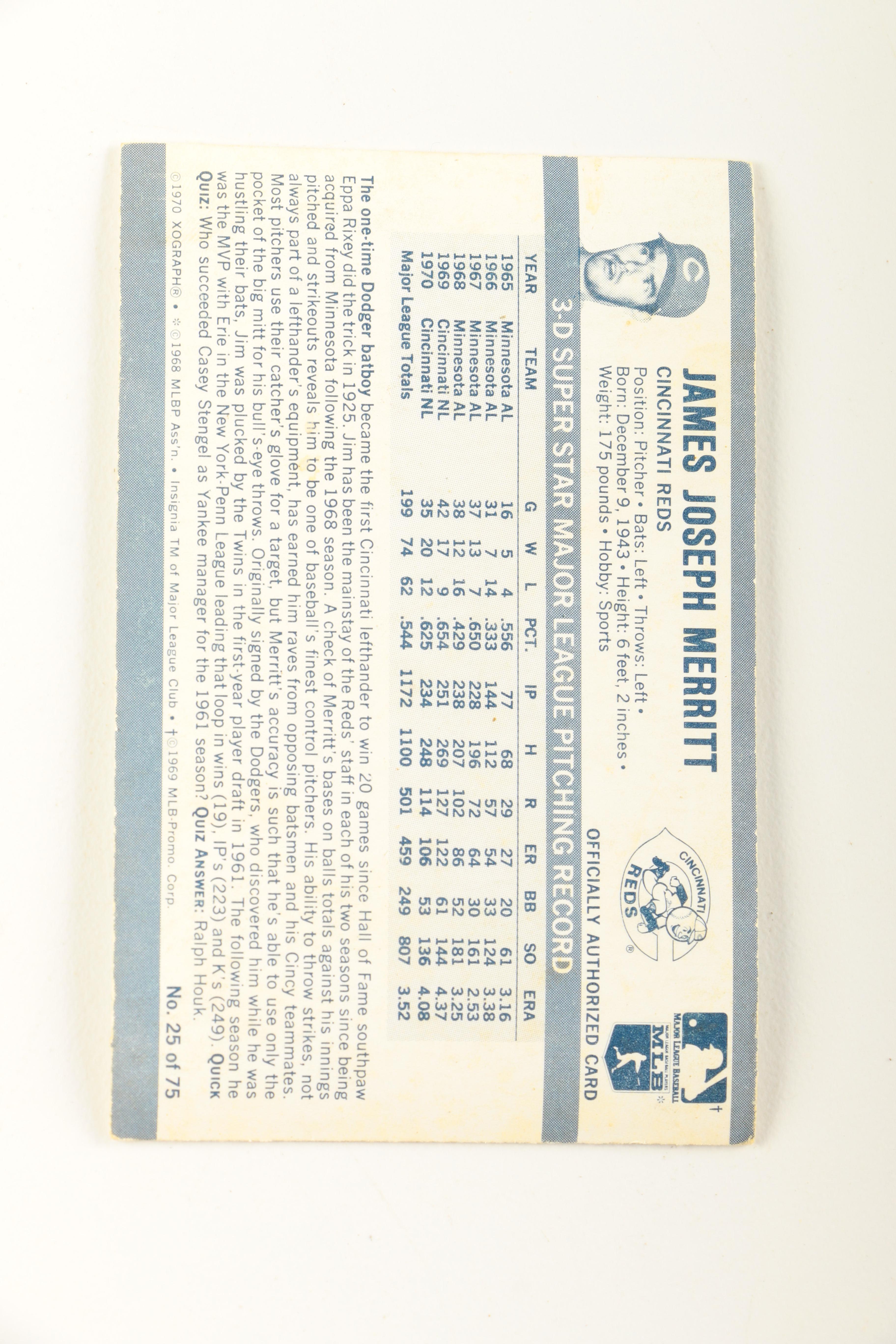1970s Topps Baseball Cards