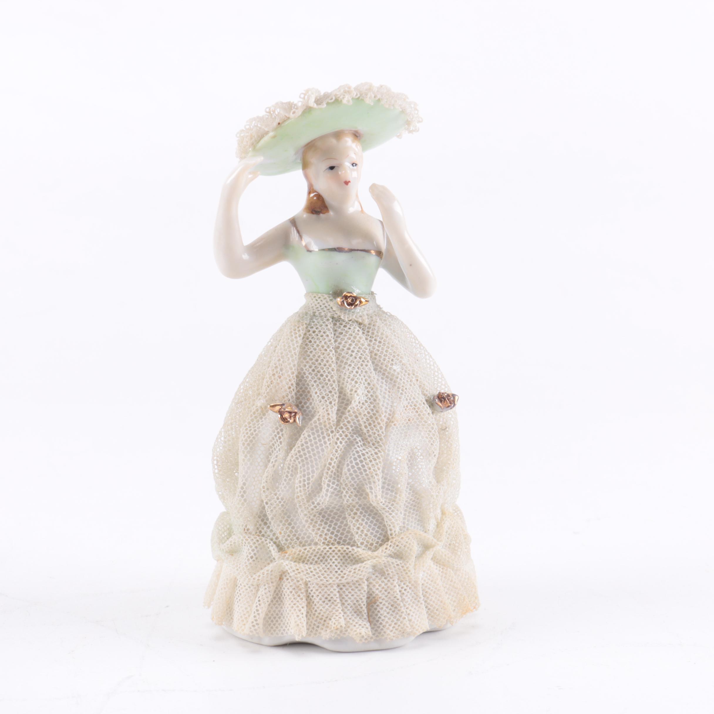 Three Women Ceramic Figurines