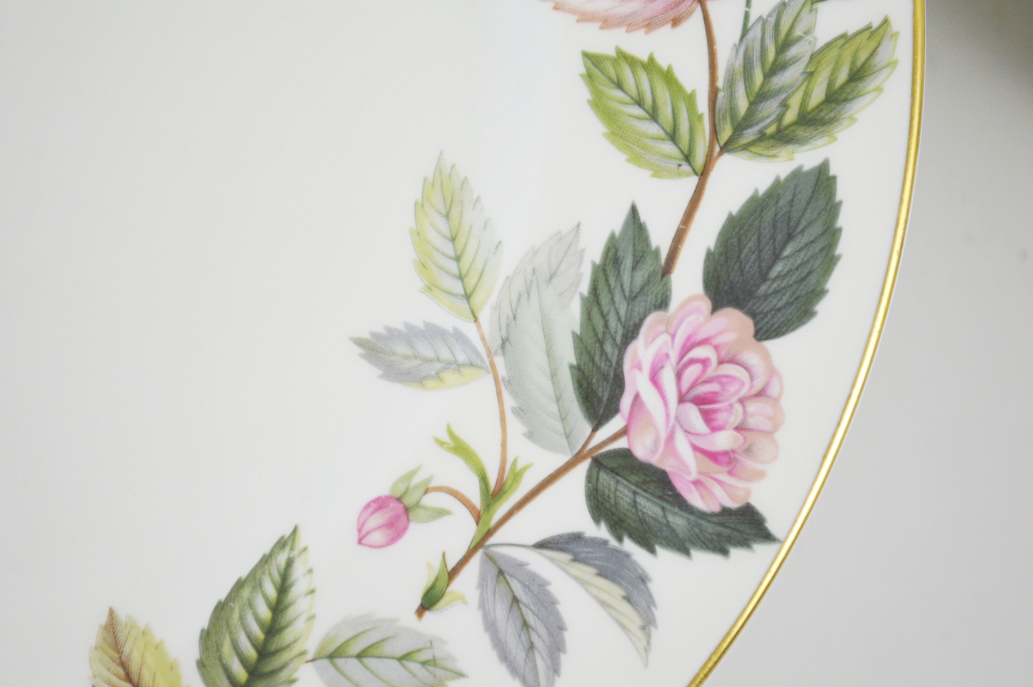 Eighty-One Piece Wedgwood "Hathaway Rose" Bone China