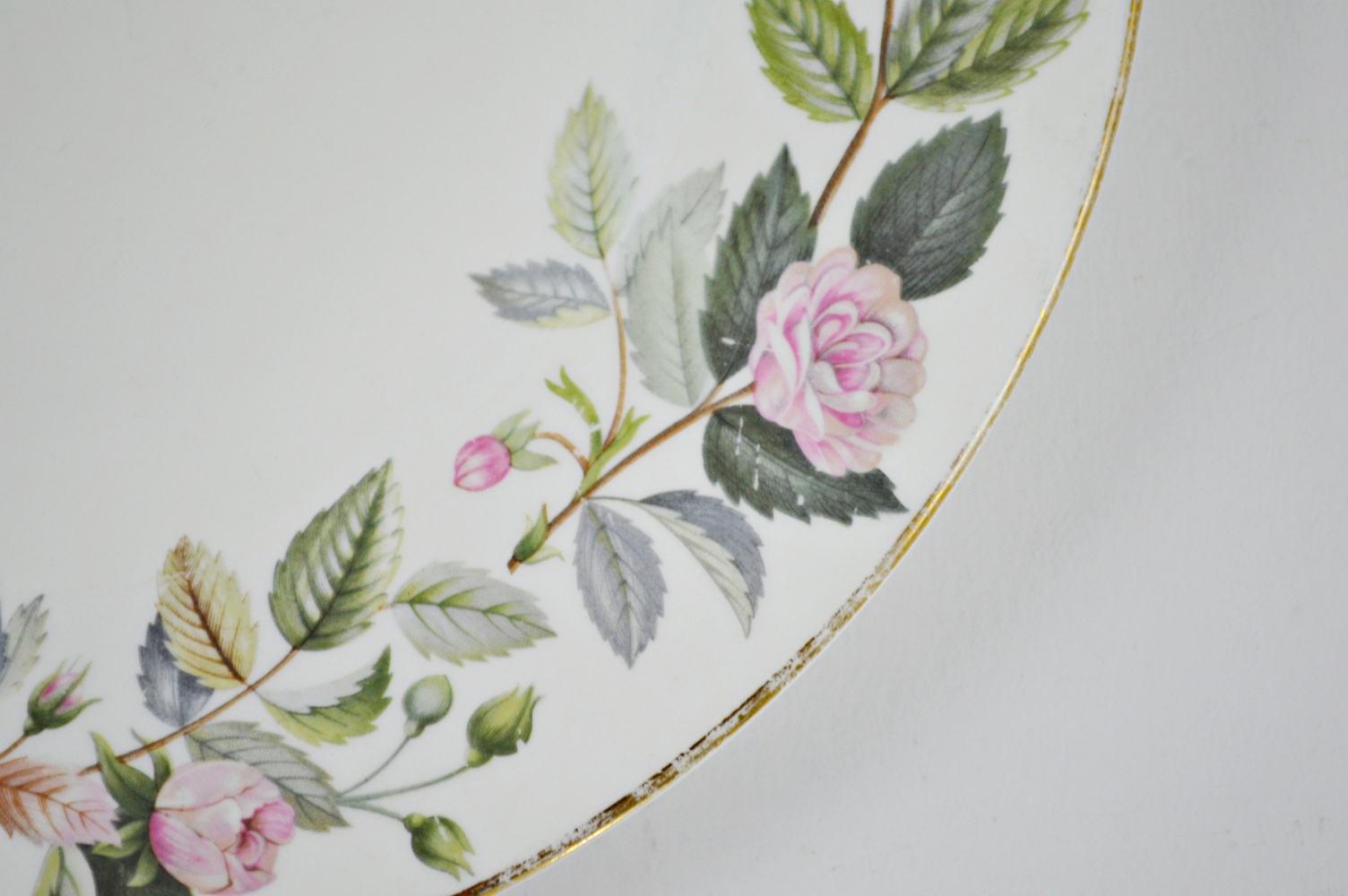 Eighty-One Piece Wedgwood "Hathaway Rose" Bone China