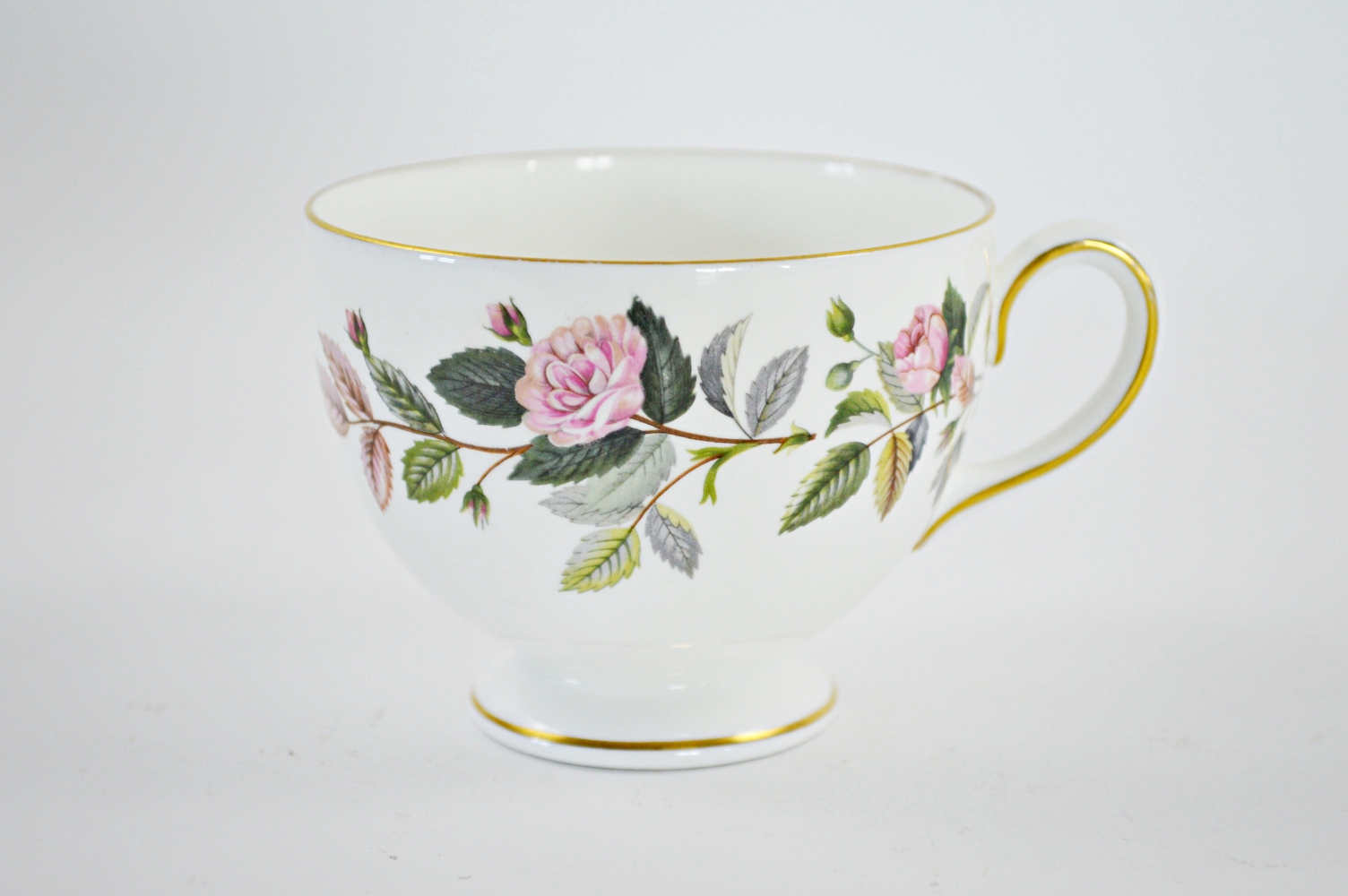 Eighty-One Piece Wedgwood "Hathaway Rose" Bone China
