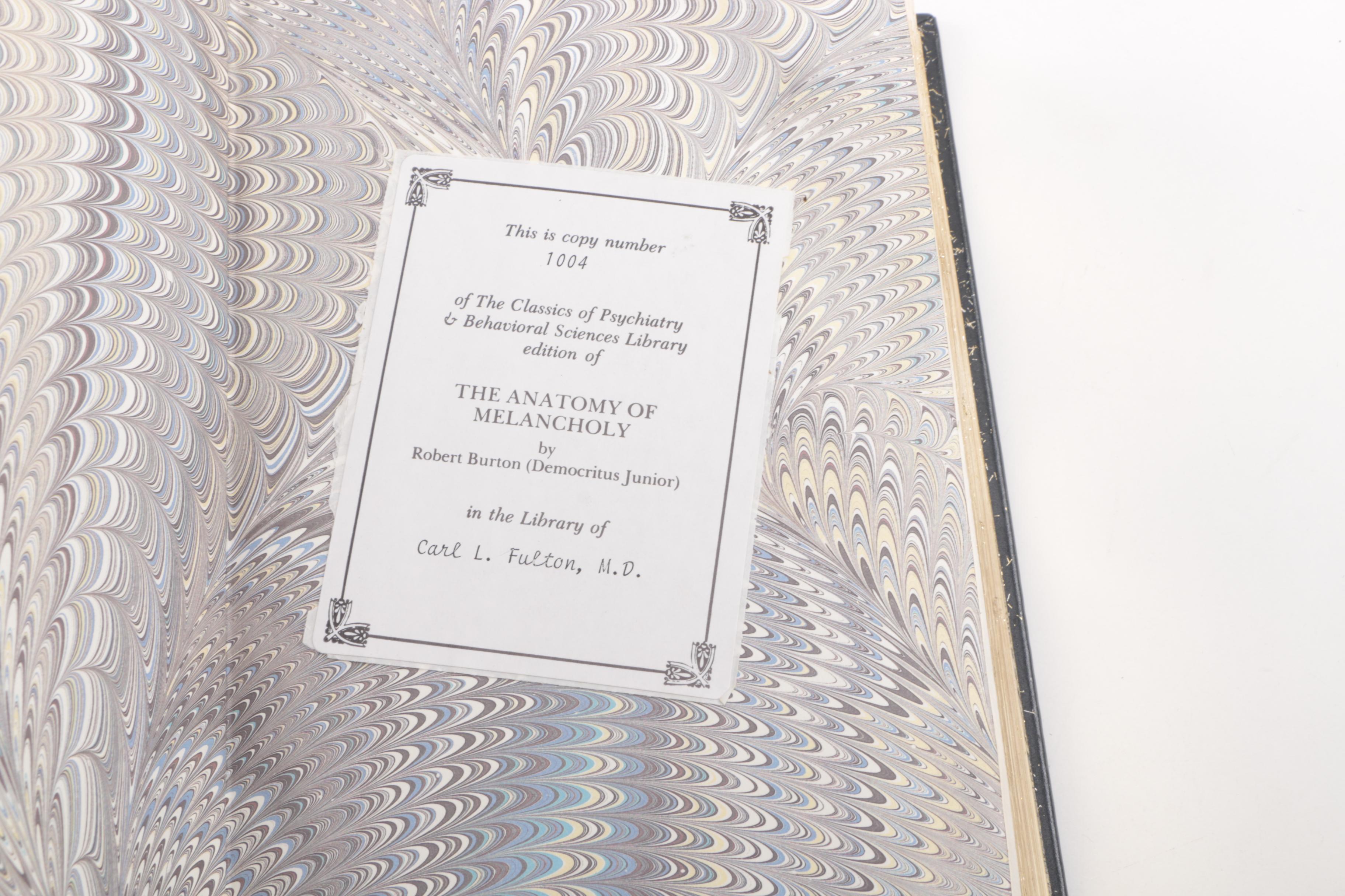 Classics of Psychiatry and Behavioral Sciences Facsimile Reprints