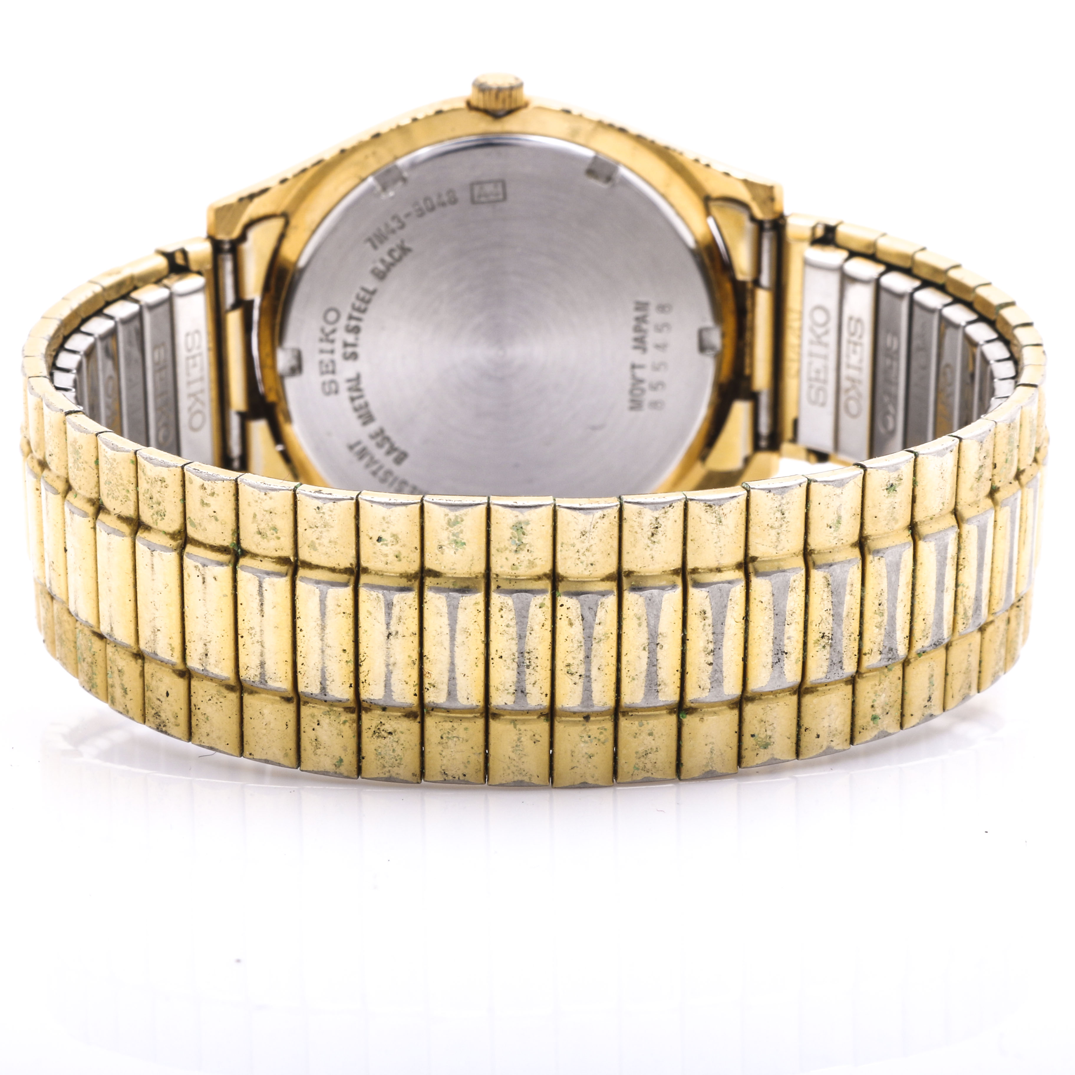 Seiko CSX Transportation Gold Tone Expansion Watch