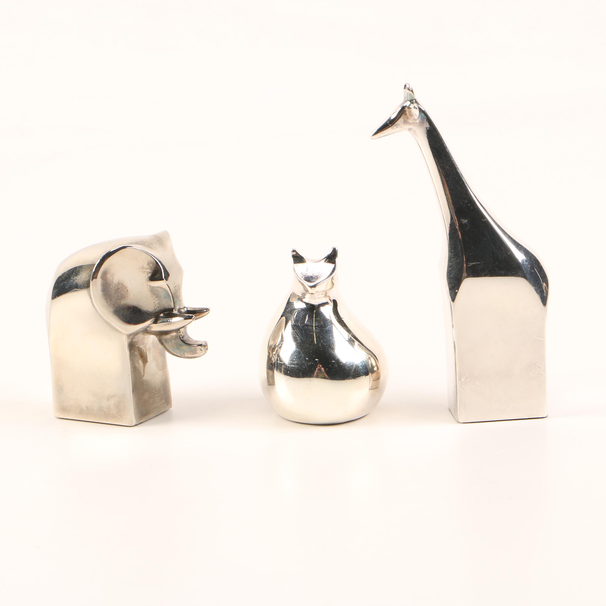 Gunnar Cryen Designed Dansk Animal-Themed Paperweights