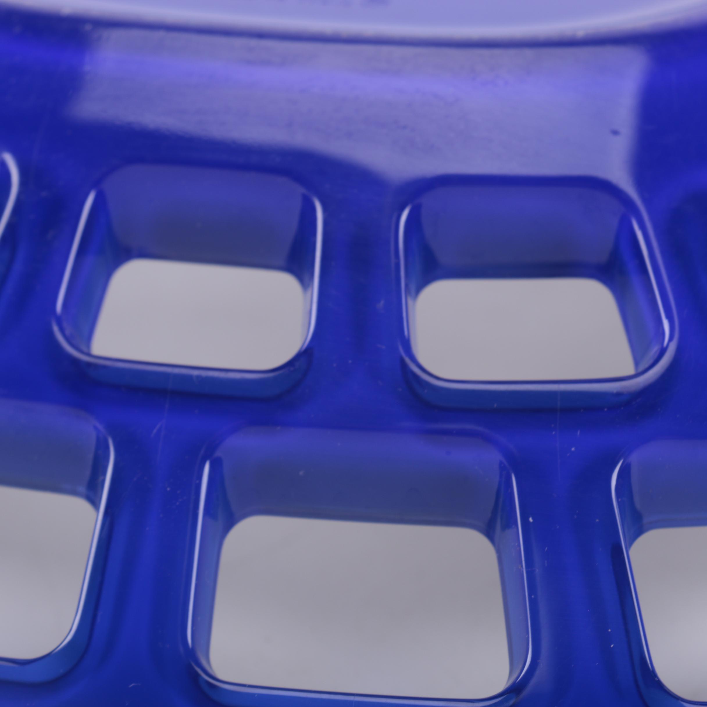 Guzzini Lucite Bread Basket and Wooden Dough Bowl Trencher
