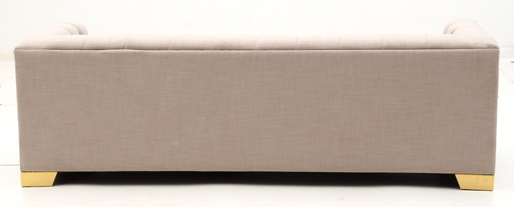 Contemporary Armen Living "Zinc" Tufted Sofa