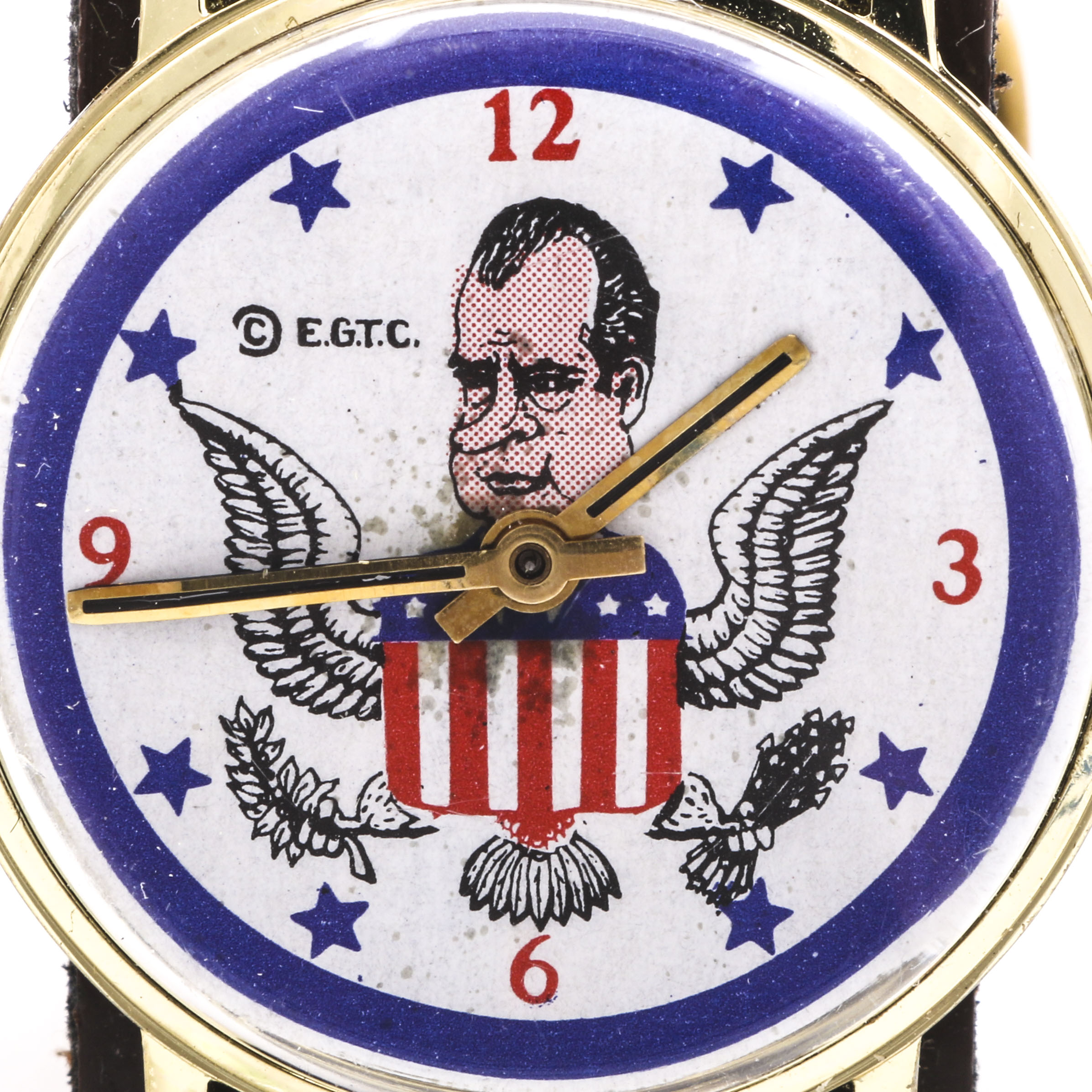 E.G.T.C. Political Watches Including Richard Nixon and Spiro Agnew