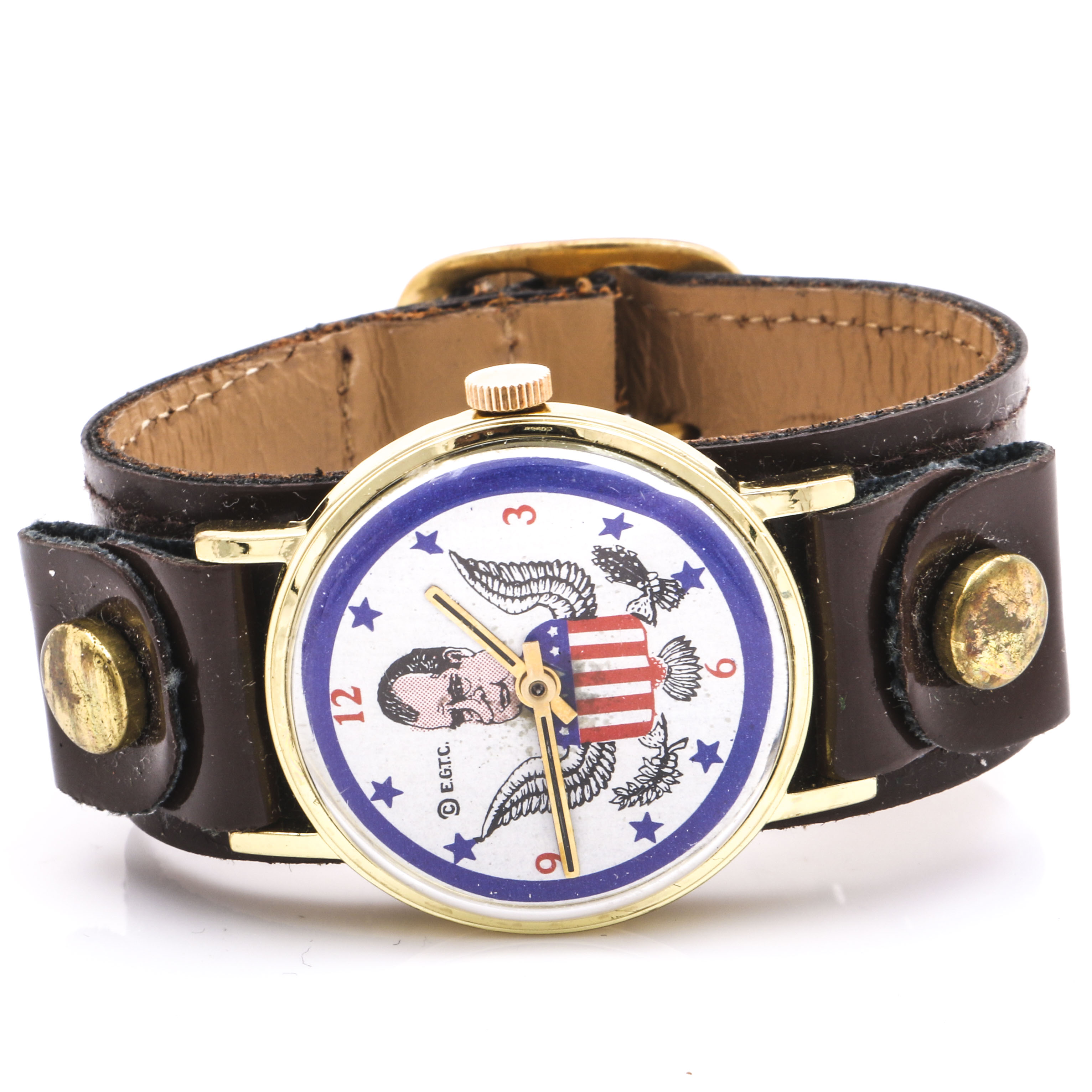 E.G.T.C. Political Watches Including Richard Nixon and Spiro Agnew
