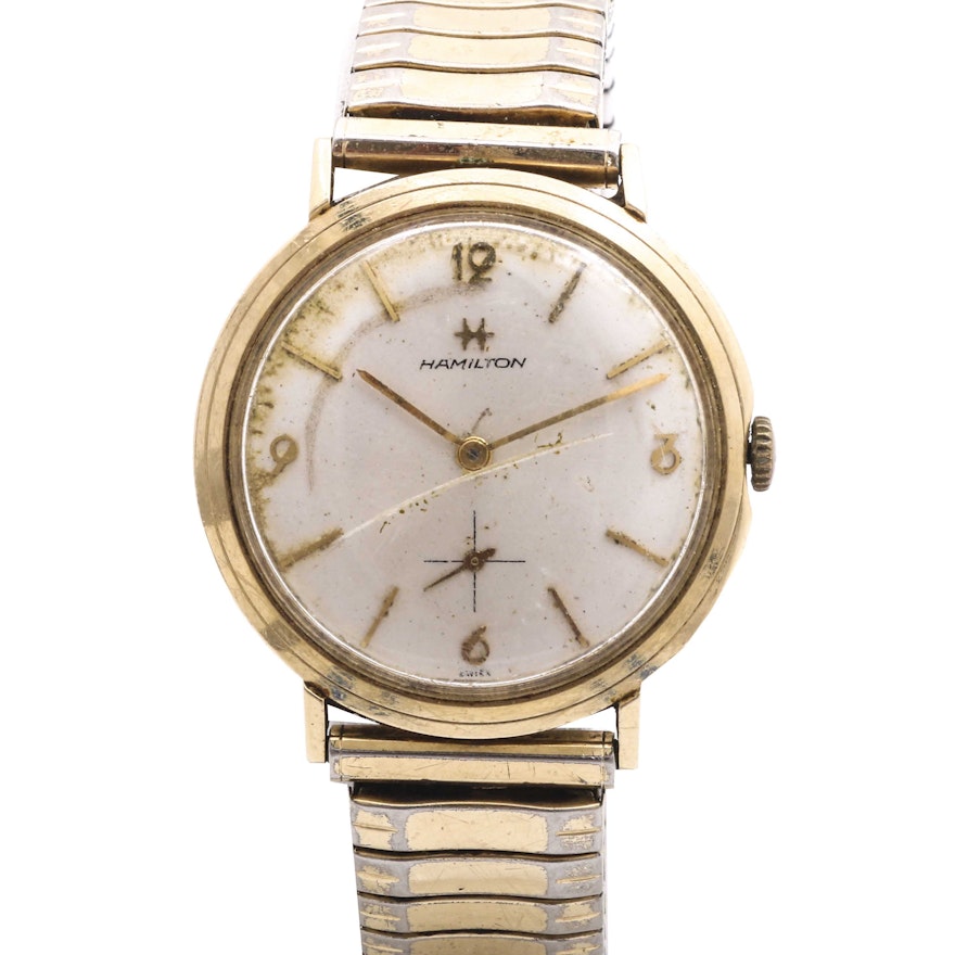 Hamilton 14K Yellow Gold Expansion Wristwatch