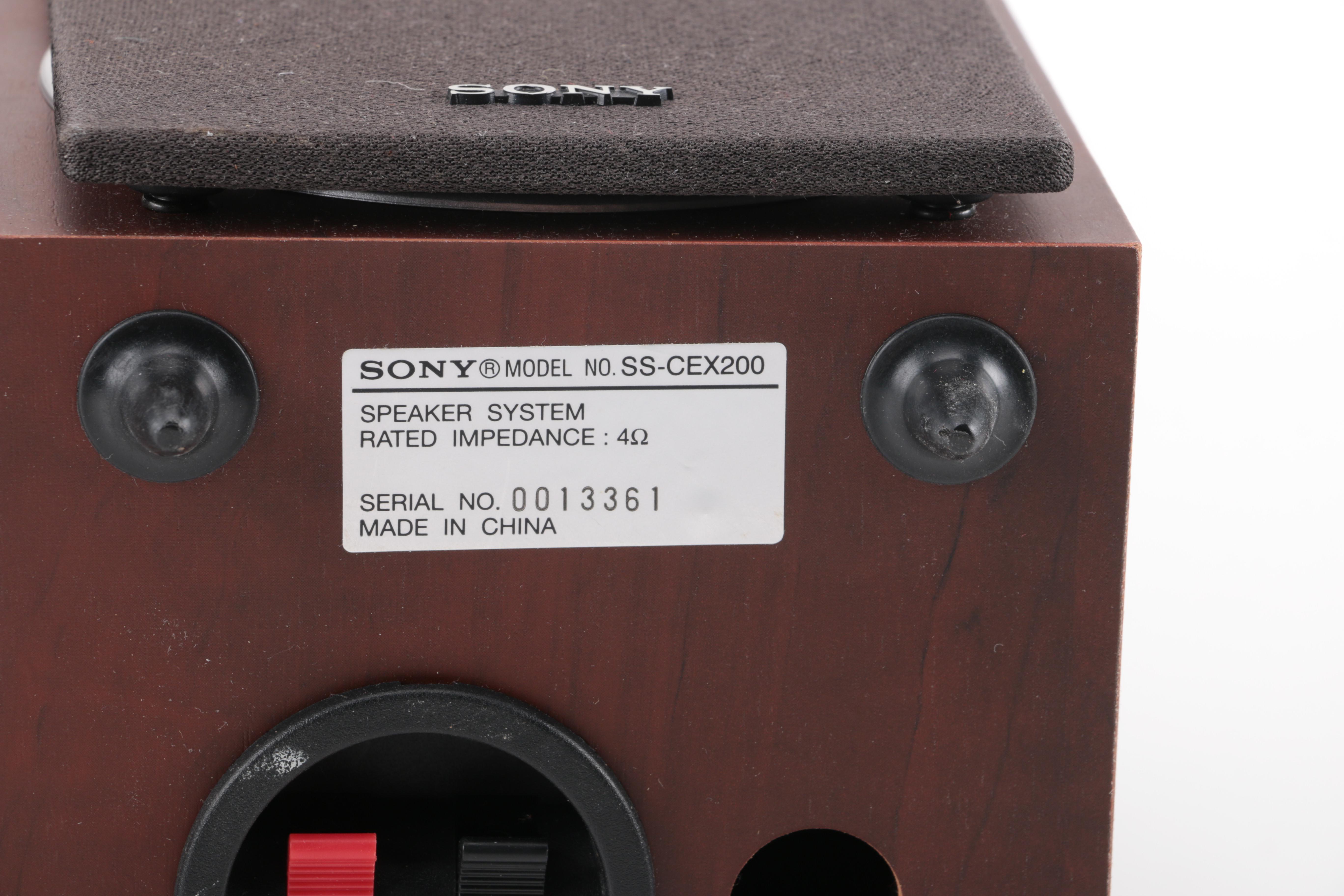 Sony SS-CEX200 Speaker System