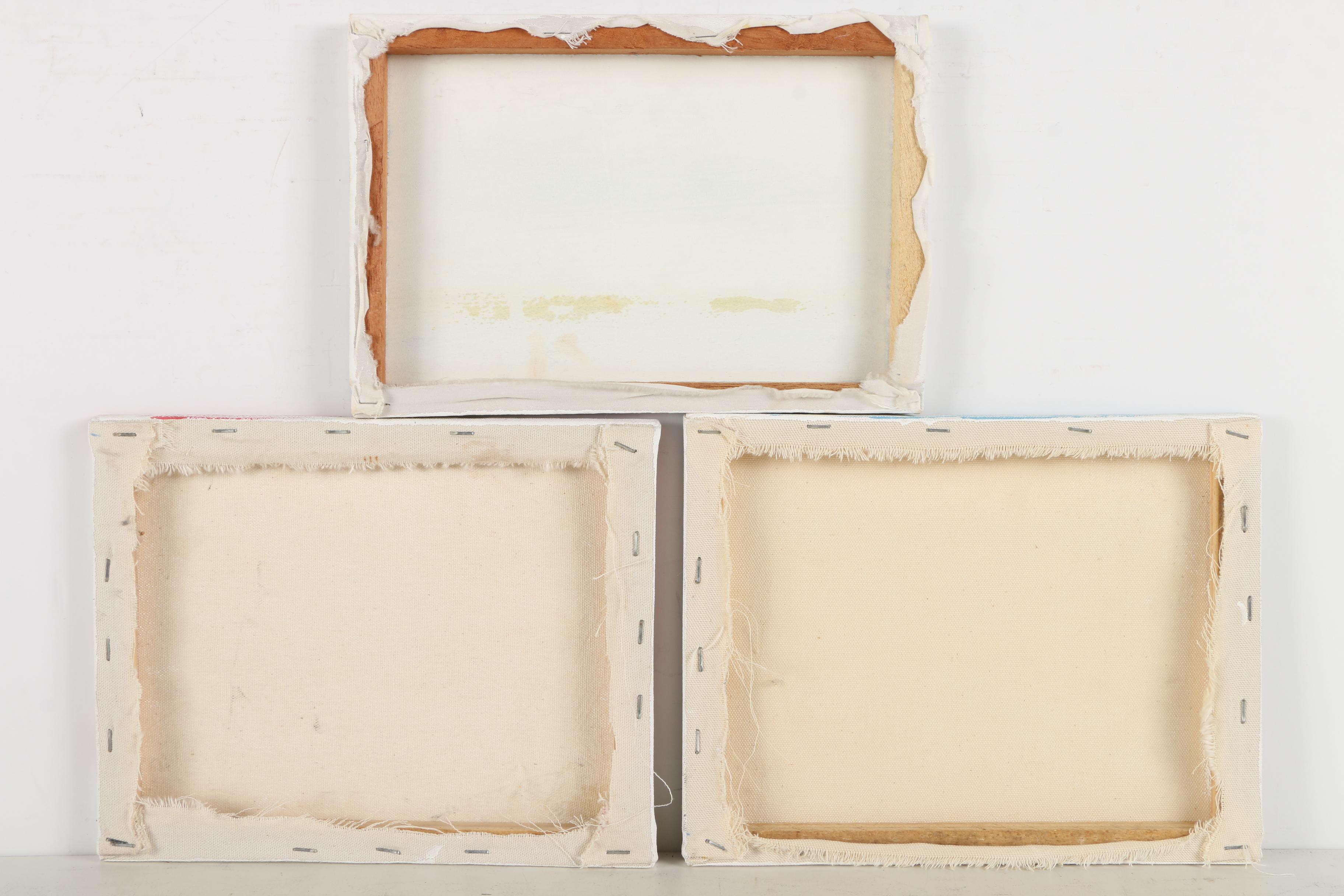 Acrylic Paintings Including D. Roberts Jamaican Landscape