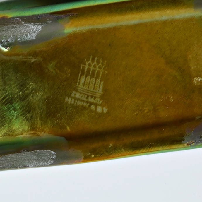 Zsolnay Pottery Ceramic Poodle and Daschund Figurines