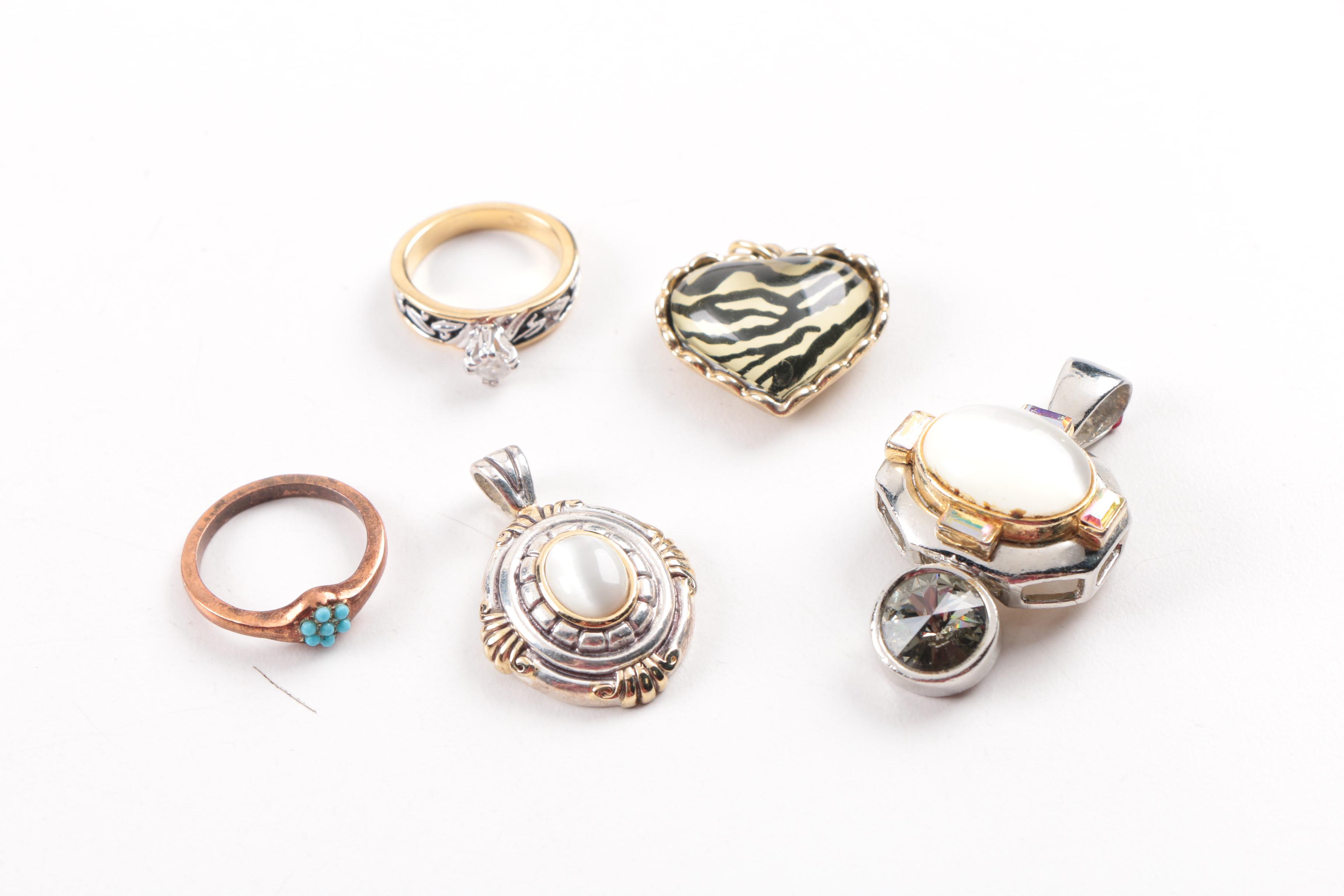 Gold and Silver Tone Costume Jewelry