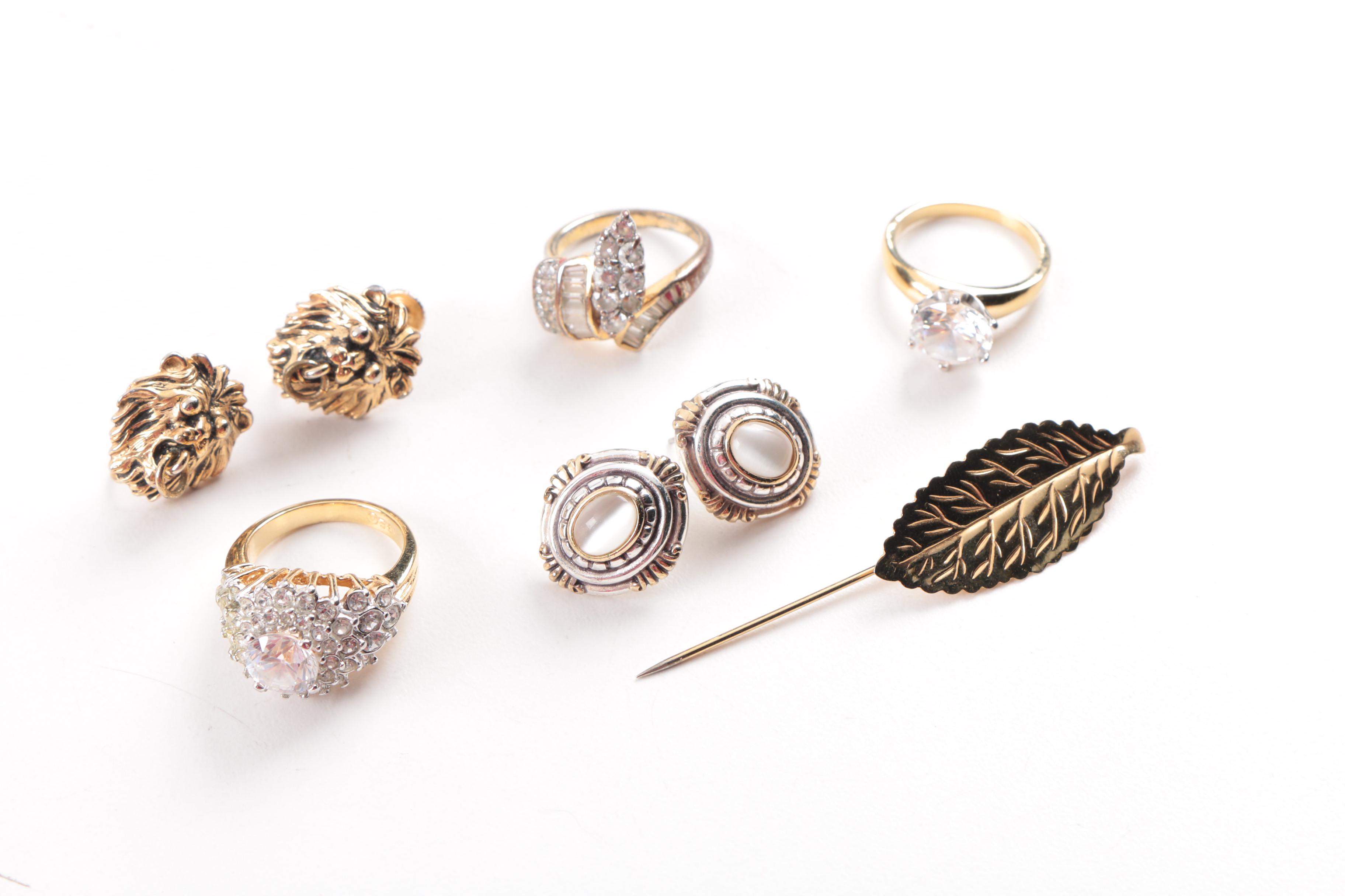 Gold and Silver Tone Costume Jewelry