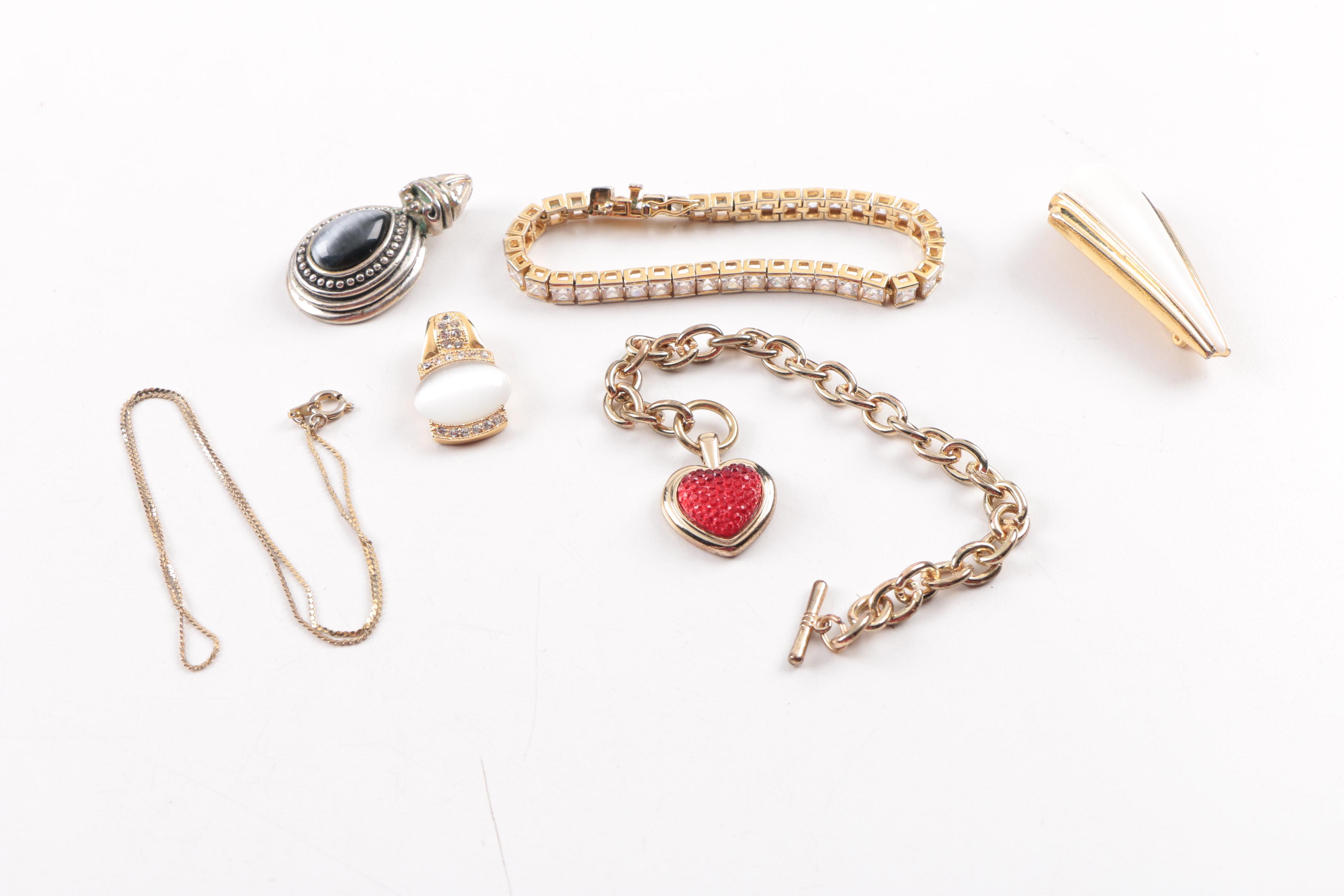 Gold and Silver Tone Costume Jewelry