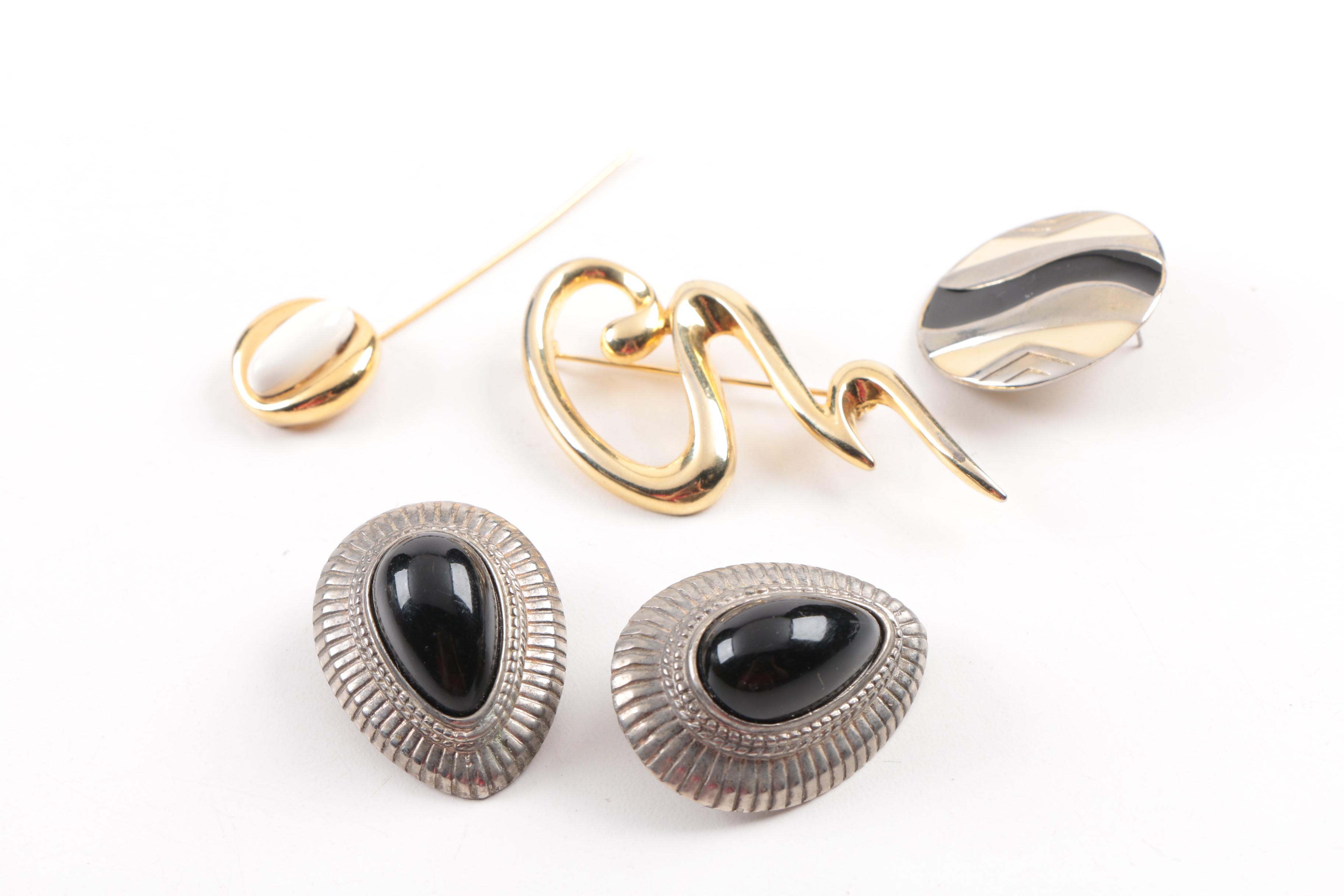 Gold and Silver Tone Costume Jewelry