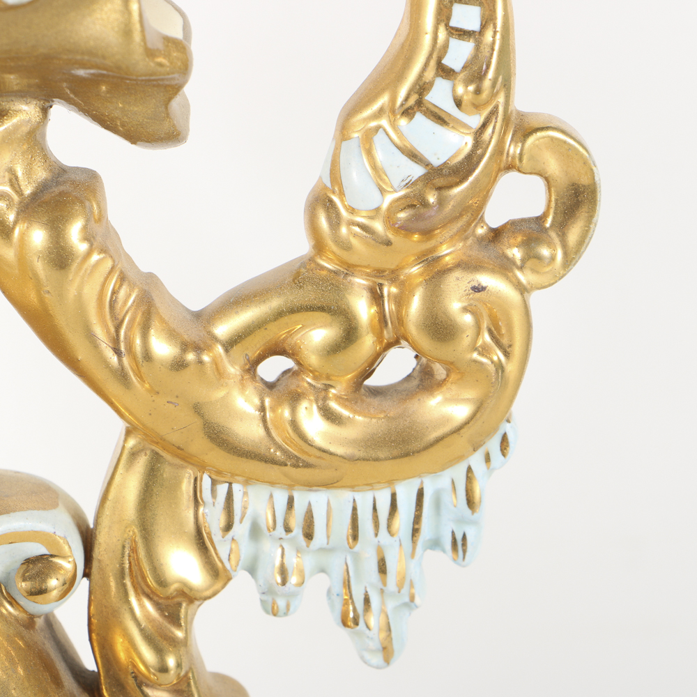 19th-Century Fischer J. Ceramic Double Handled Urn