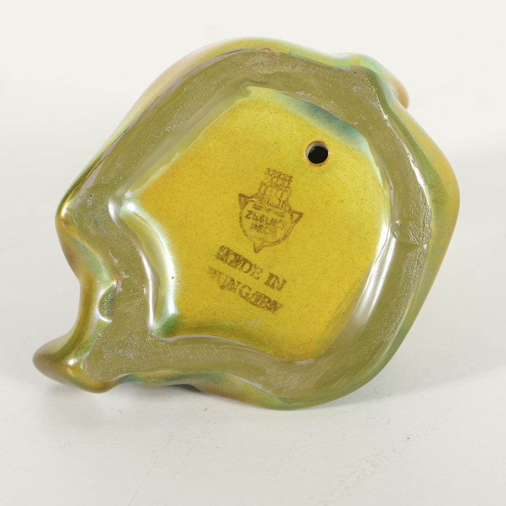 Zsolnay Ceramic Dutch Girl Figurine