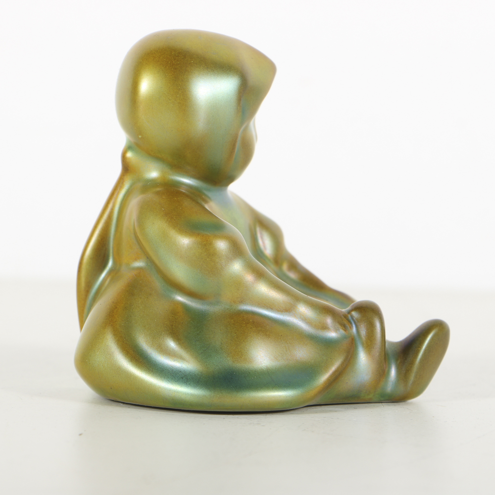 Zsolnay Ceramic Dutch Girl Figurine