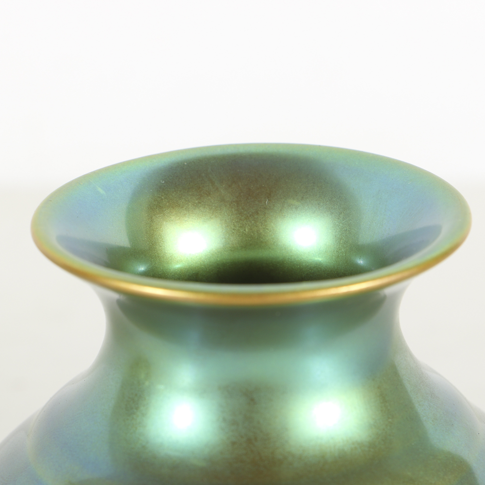 Zsolnay Pottery Ceramic Bud Vases