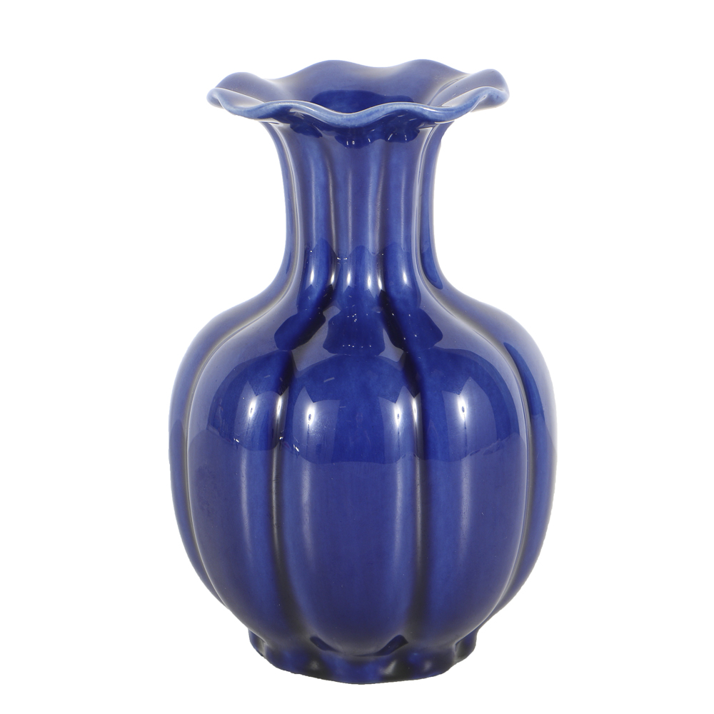 Zsolnay Pottery Ceramic Cobalt Vase