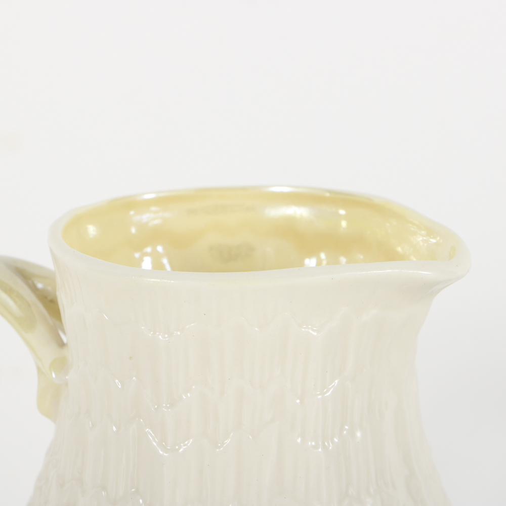 1965 Belleek Pottery "Tridacna" Porcelain Jug and Bowl