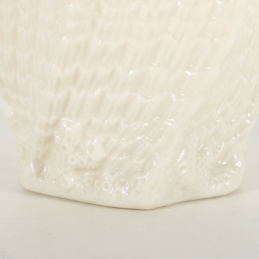 1965 Belleek Pottery "Tridacna" Porcelain Jug and Bowl