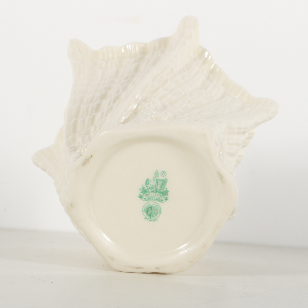 1965 Belleek Pottery "Tridacna" Porcelain Jug and Bowl