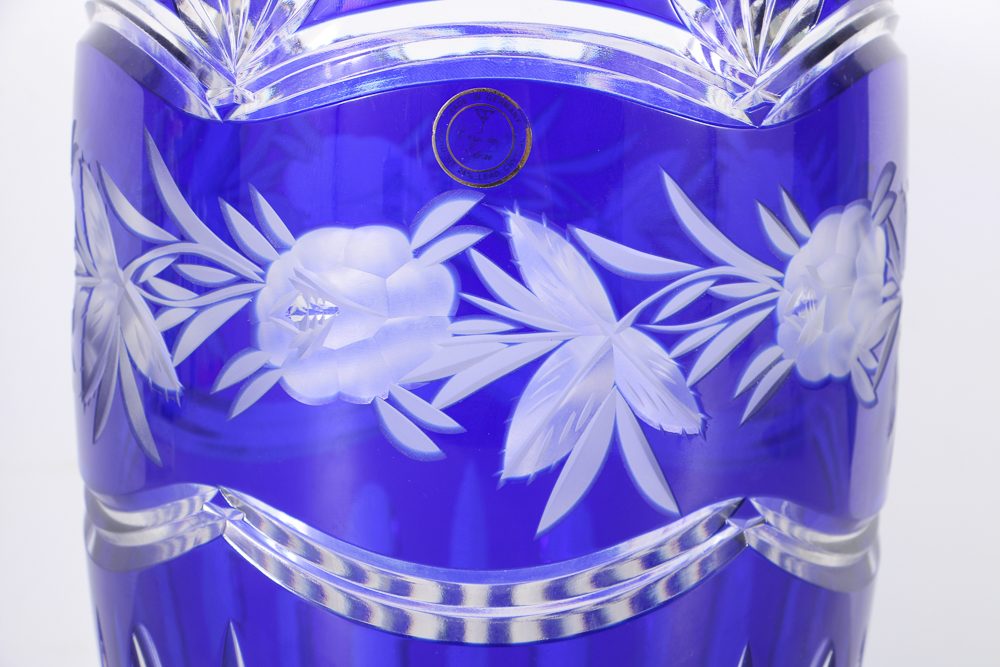 Crystal Clear Royal Cut to Clear Crystal Vase